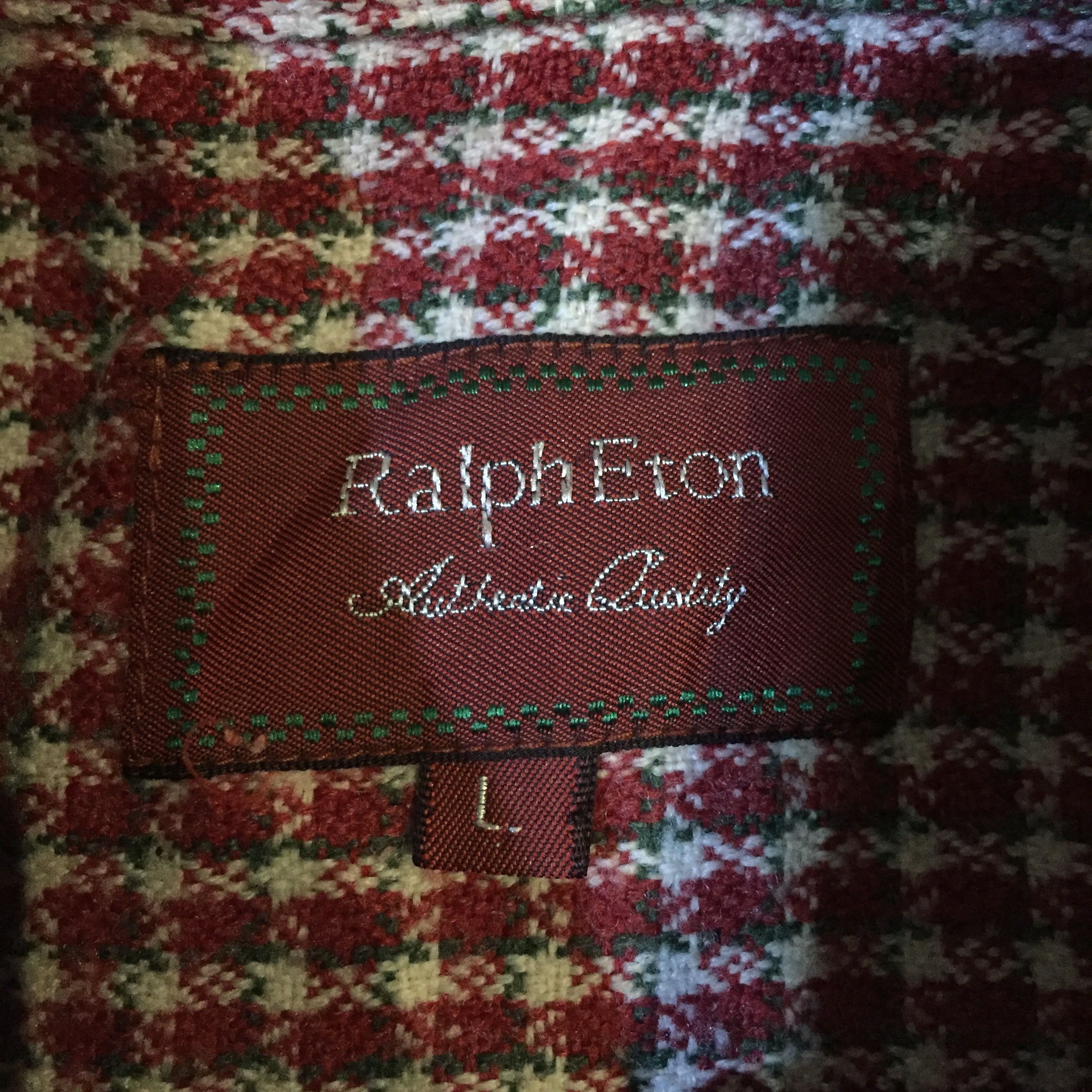 Handmade Ralph Eton Chinese Cheongsam Boxy Shirt Flannel Reworked Size L / US 10 / IT 46 - 3 Thumbnail