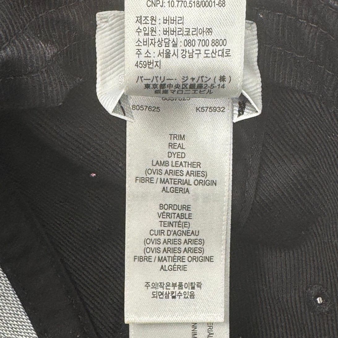 Burberry Burberry Horseferry House Cap Size M - Black/White Size ONE SIZE - 8 Thumbnail