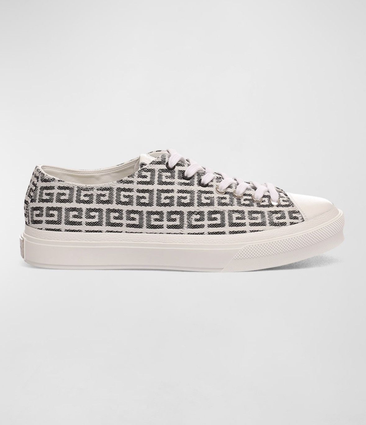 Givenchy Givenchy Men's City Allover Logo Canvas Low-Top Sneakers Size US 11 / EU 44 - 7 Thumbnail