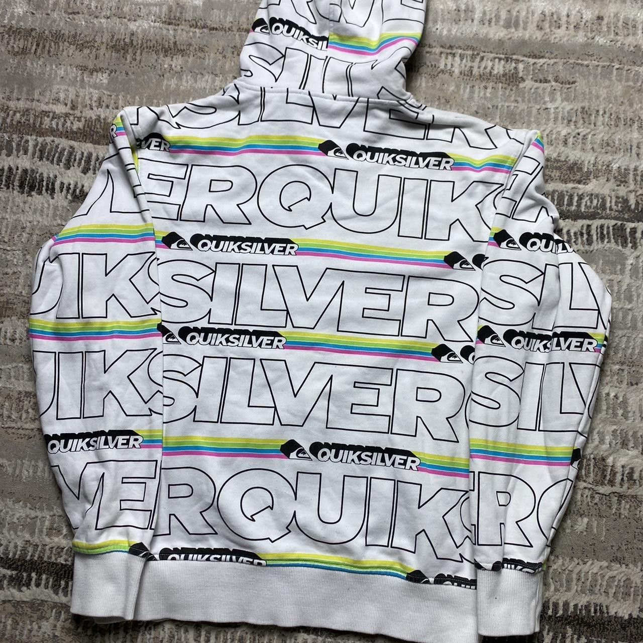Quiksilver Quiksilver Y2K Logo Hoodie White M Size US M / EU 48-50 / 2 - 4 Thumbnail