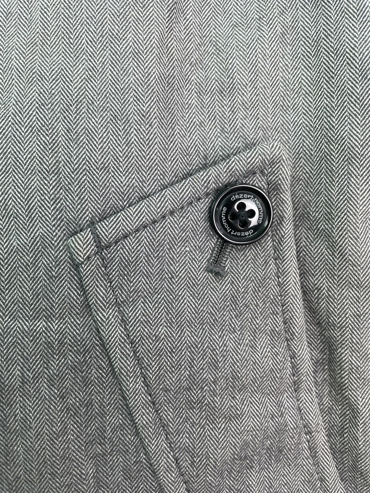 Comme des Garcons × Dezert Vtg 90s Dezert Homme ex CDG japan designer trench jacket Size US L / EU 52-54 / 3 - 4 Thumbnail