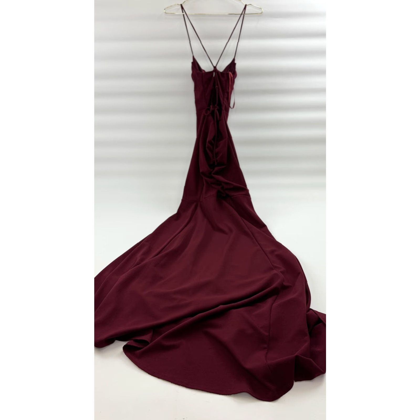 burgundy windsor dress 40% Modal Machine wash Windsor Dress Womens Small Burgundy