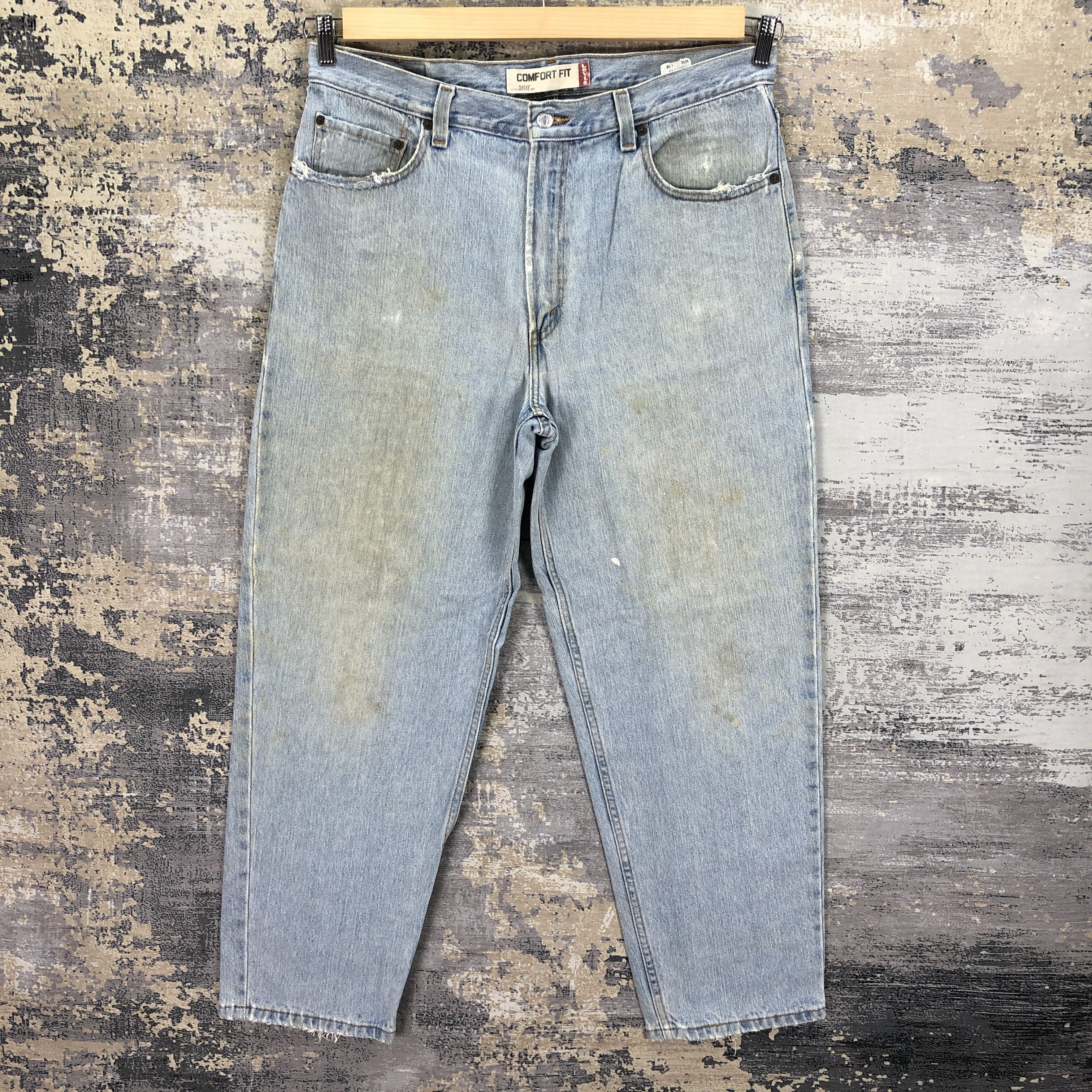 Levi's Vintage Y2k Levis 560 Light Wash Jeans Levi's Sunfaded Denim Size US 36 / EU 52 - 1 Thumbnail