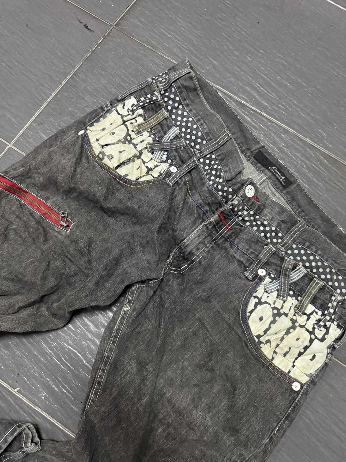Japanese Brand DONINATE DOUBLE WAIST BAGGY JEANS Size US 41 - 2 Thumbnail