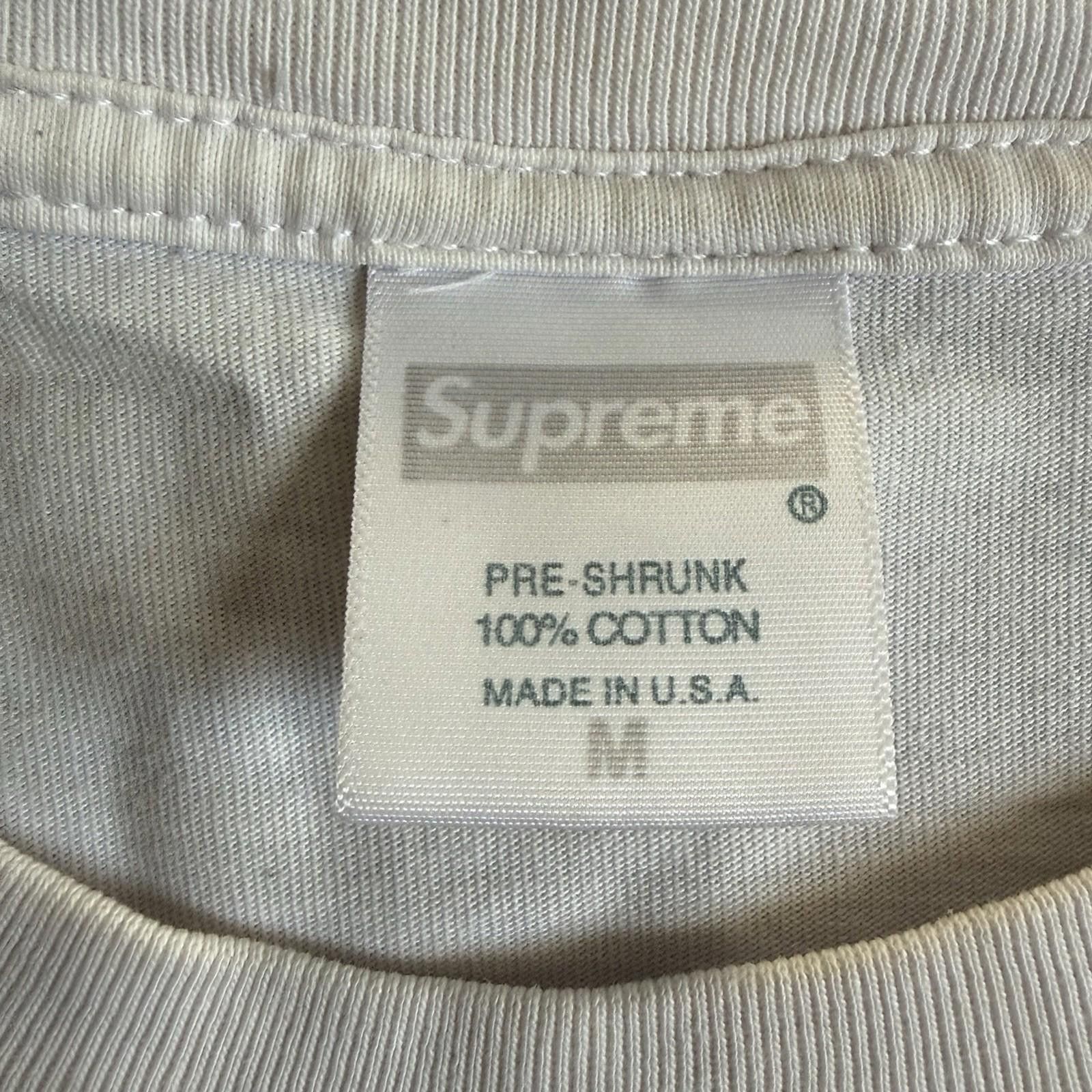 Supreme Supreme Bandana Box Logo Tee White/Blue FW19 - Size Medium Size US M / EU 48-50 / 2 - 4 Thumbnail