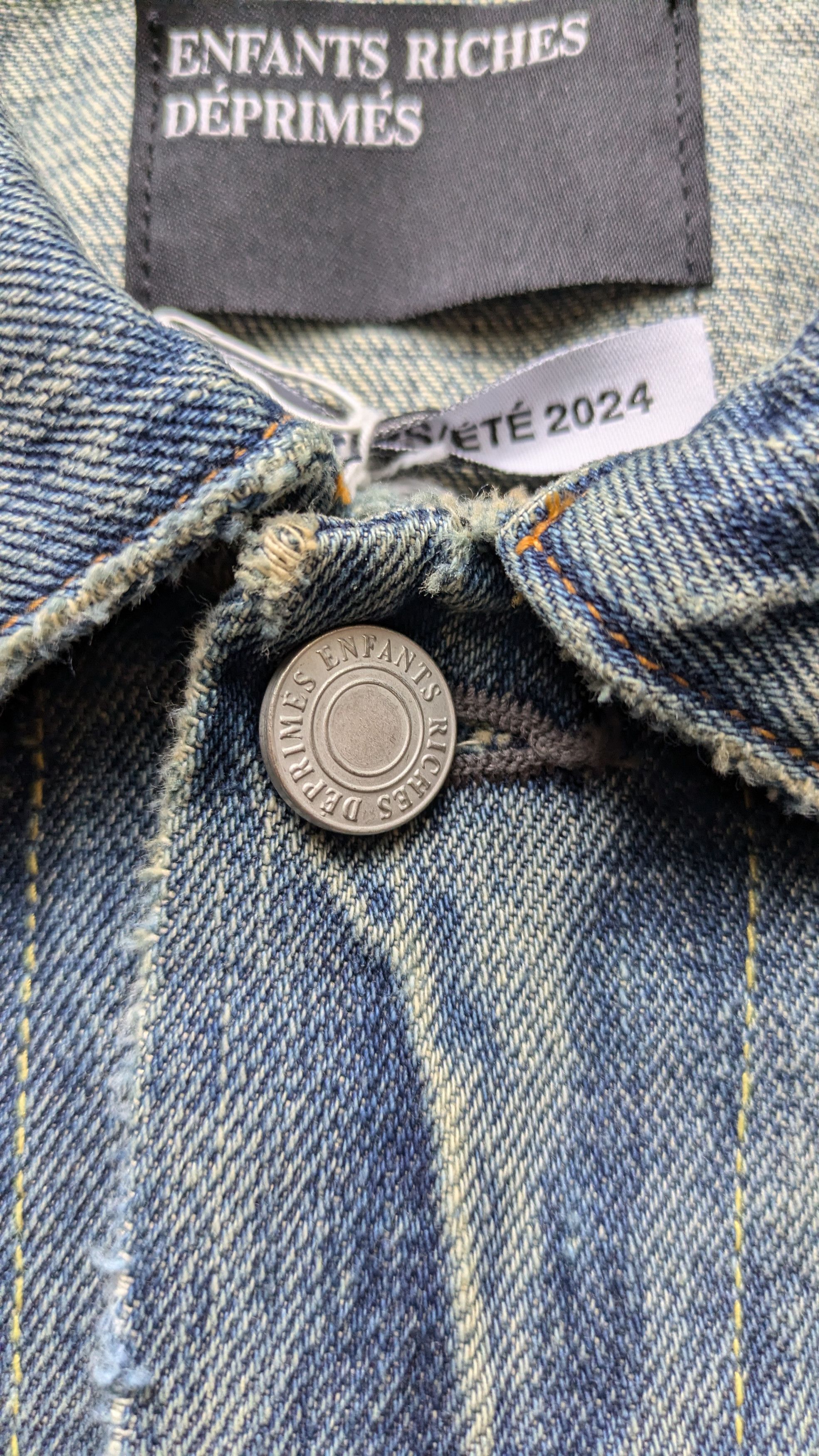 Enfants Riches Deprimes SS24 "Type Deux" Denim Jacket Size US M / EU 48-50 / 2 - 6 Thumbnail