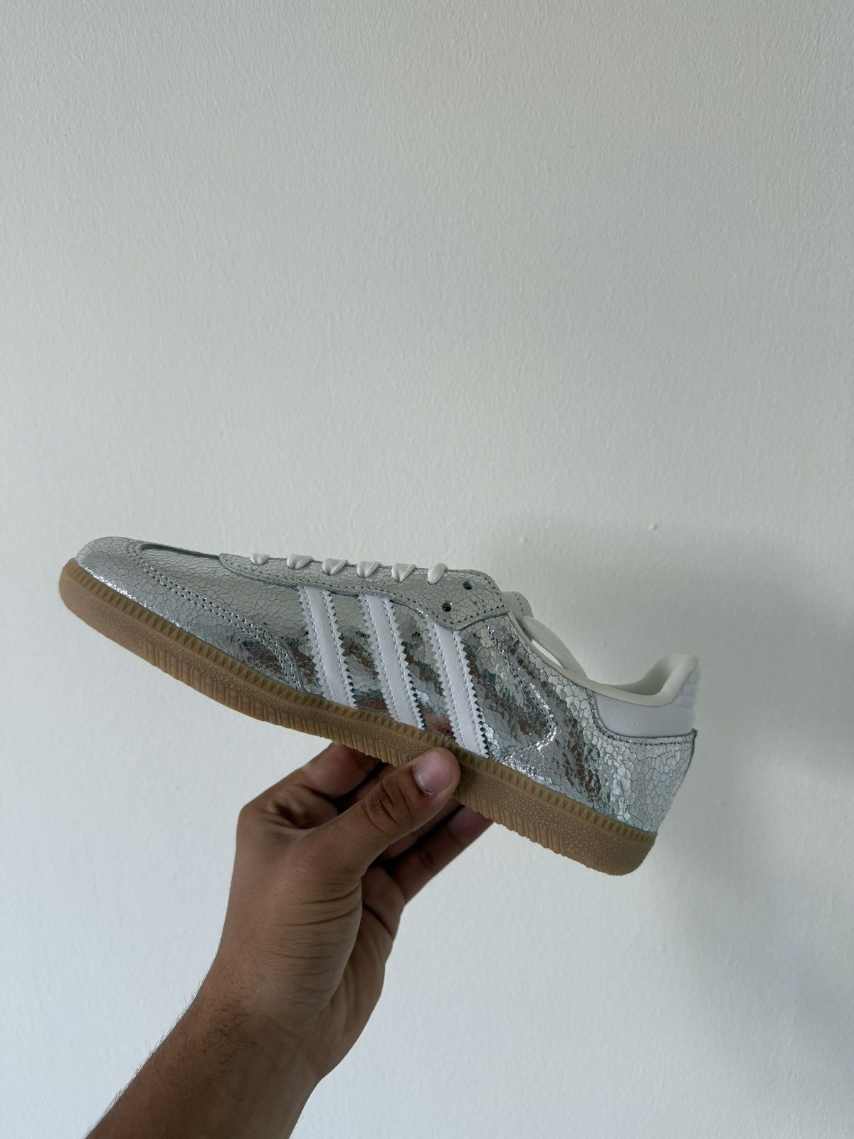 Adidas Adidas Samba OG – Silver Metallic – Size EU 39 1/3 US7.5W Size US 9 / IT 39 - 4 Thumbnail