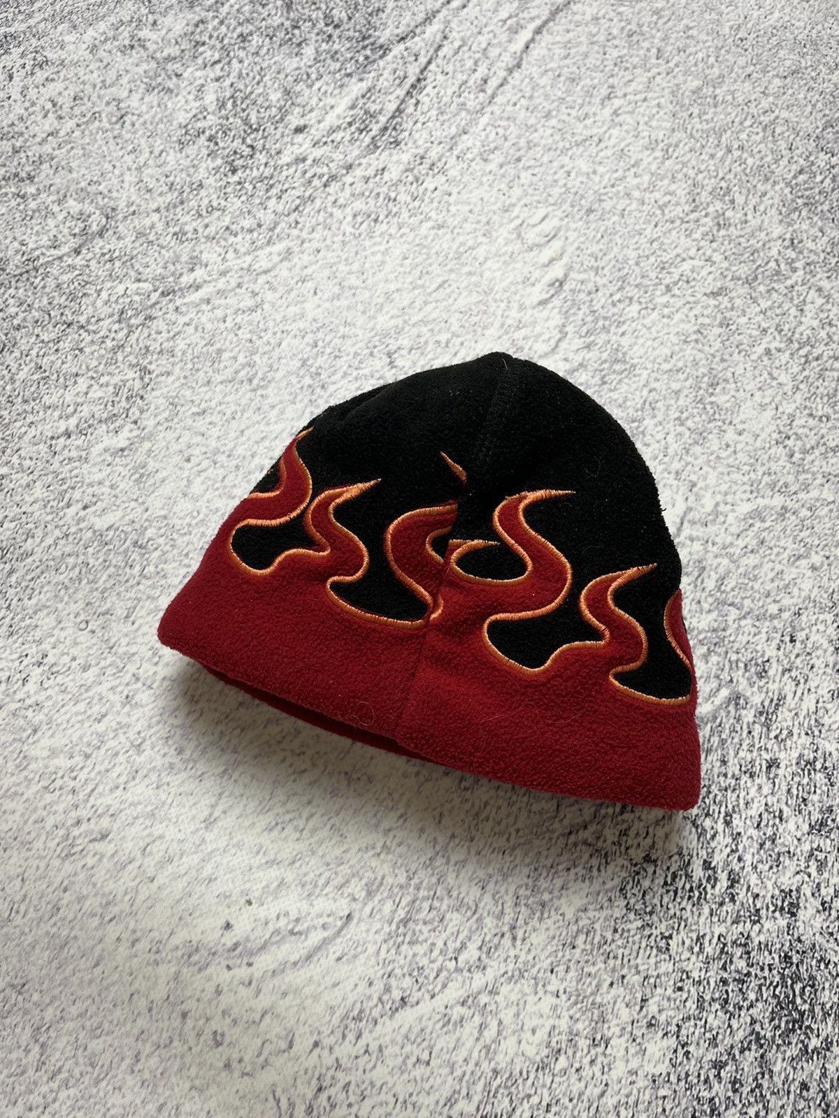 Japanese Brand 🔥FlameFire Fleece Hat Y2K Hellfire Skate Sk8 Beanie Knitted Size ONE SIZE - 7 Thumbnail