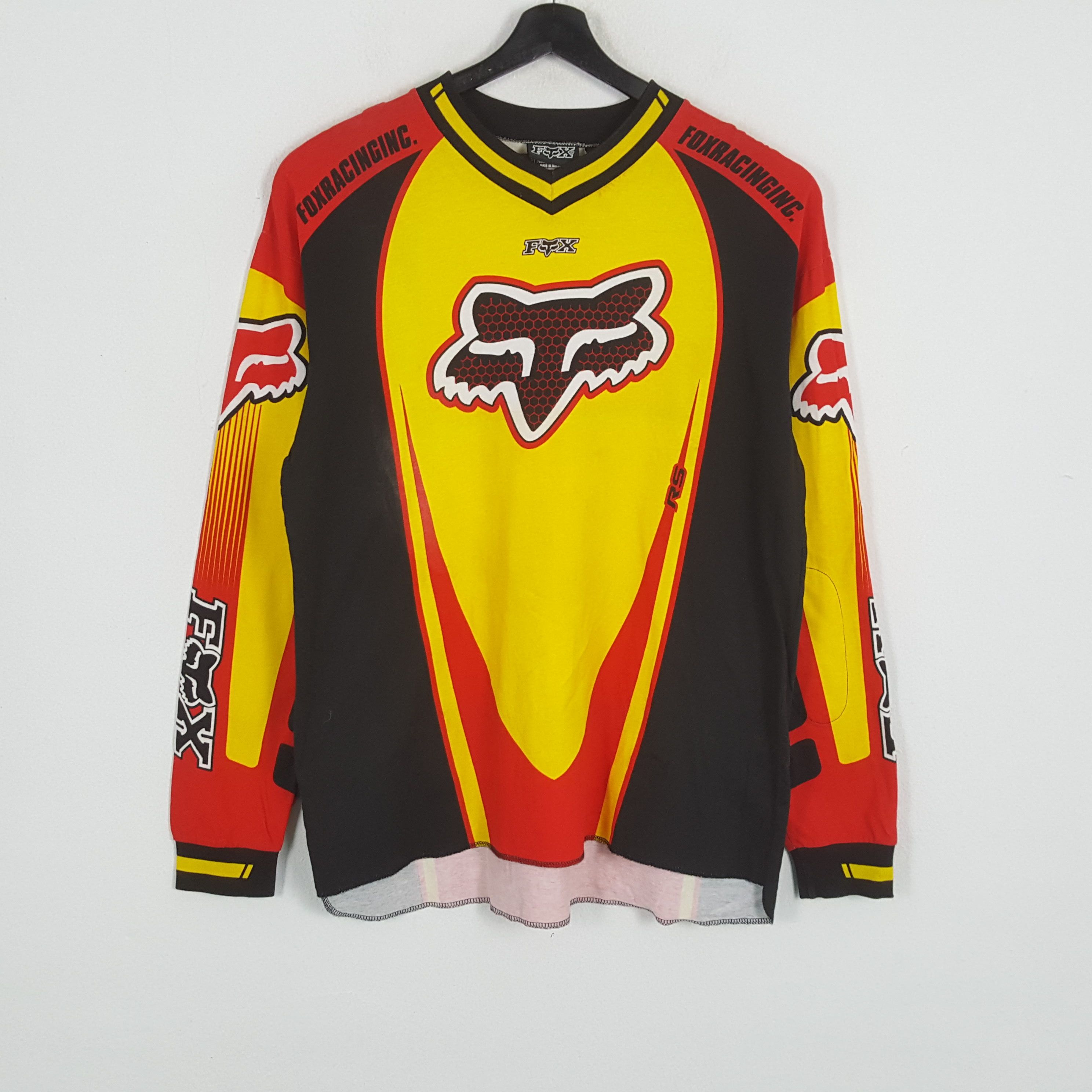 Fox Racing × Vintage FOX RACING Extreme Sports Motocross Racing Tshirt Size US L / EU 52-54 / 3 - 1 Thumbnail