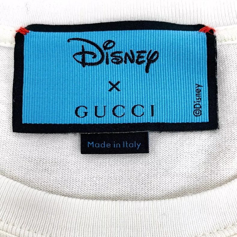 Gucci Gucci White logo Donald Duck embroidered cotton round-neck Size US S / EU 44-46 / 1 - 6 Thumbnail