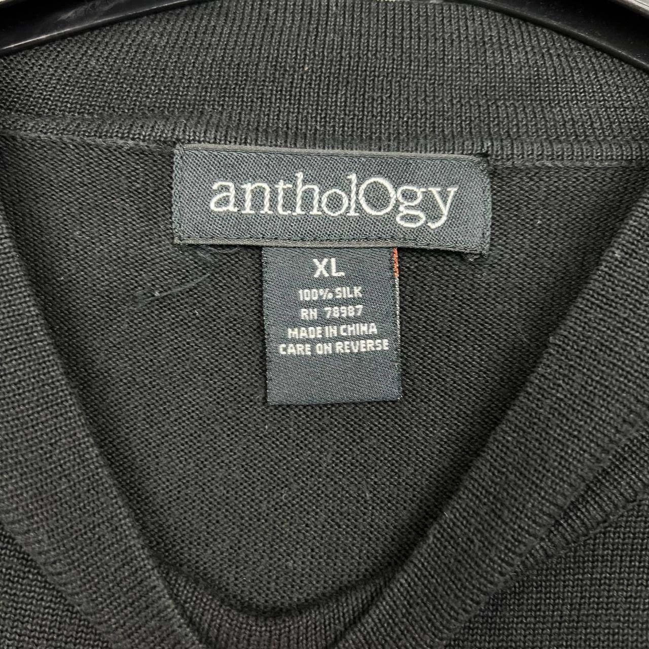 Other Anthology Sweater Women Pullover Short Sleeve 100% Silk XL Size XL / US 12-14 / IT 48-50 - 4 Thumbnail