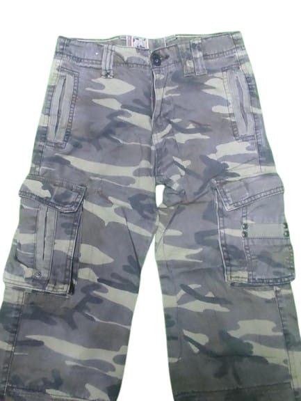 Zara CAMOUFLAGE ZARA CARGO PANTS Size US 27 - 2 Thumbnail