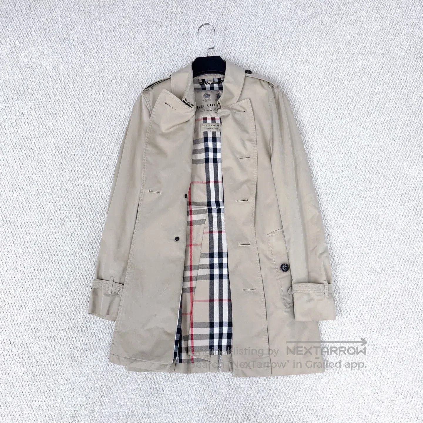 Burberry Burberry Double Crown Sandringham Double-Breasted Check Li Size US M / EU 48-50 / 2 - 4 Thumbnail