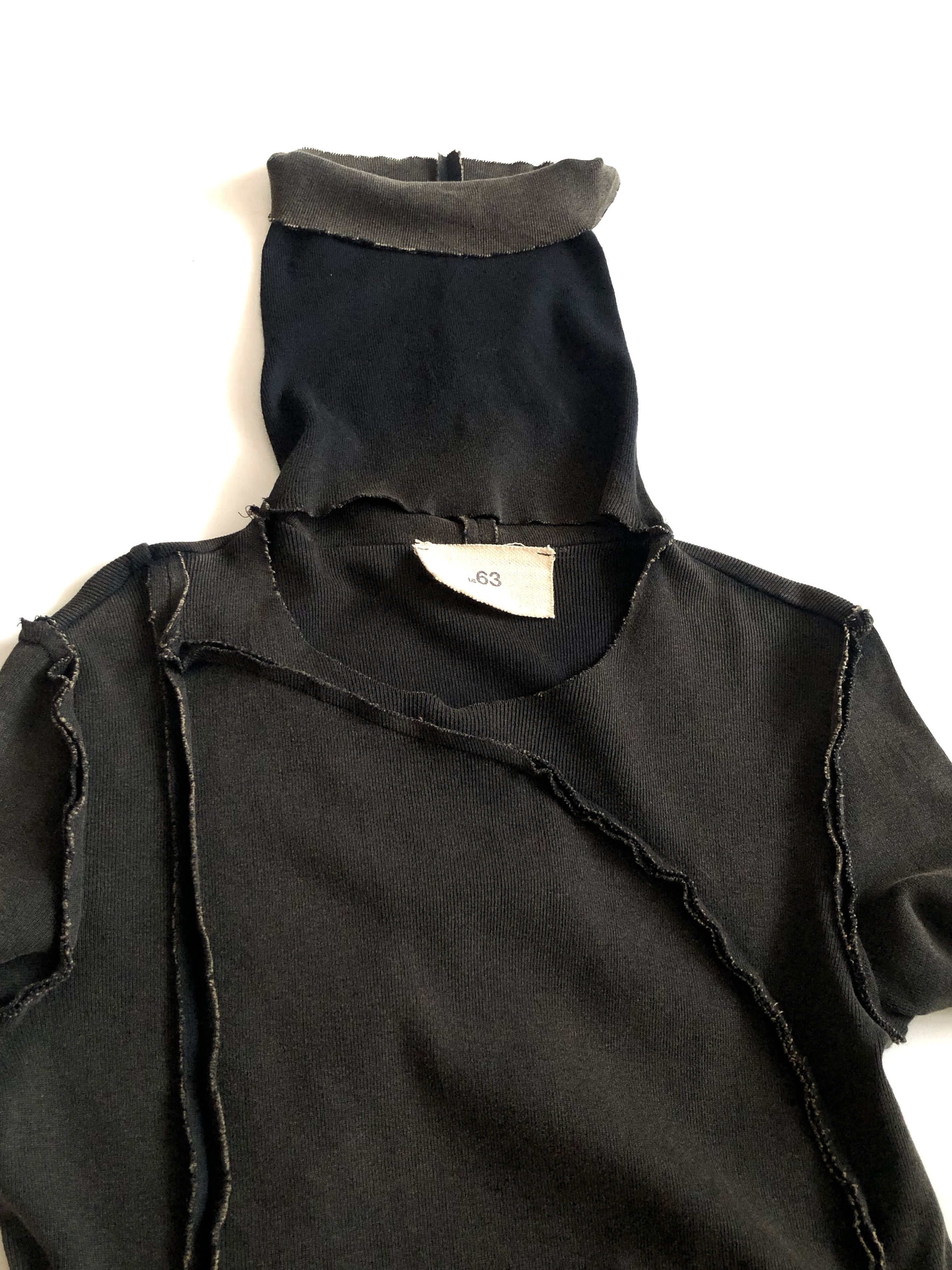 Designer ARCHIVE🔥VINTAGE ITALY INSIDE OUT PATCHWORK SEAMS KNITWEAR Size S / US 4 / IT 40 - 7 Thumbnail