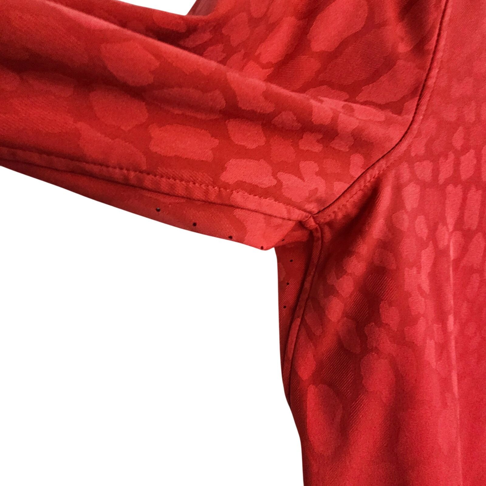 Athleta Athleta Womens Red Urbanite Textured Button Shirt XS Stretch Size XS / US 0-2 / IT 36-38 - 6 Thumbnail