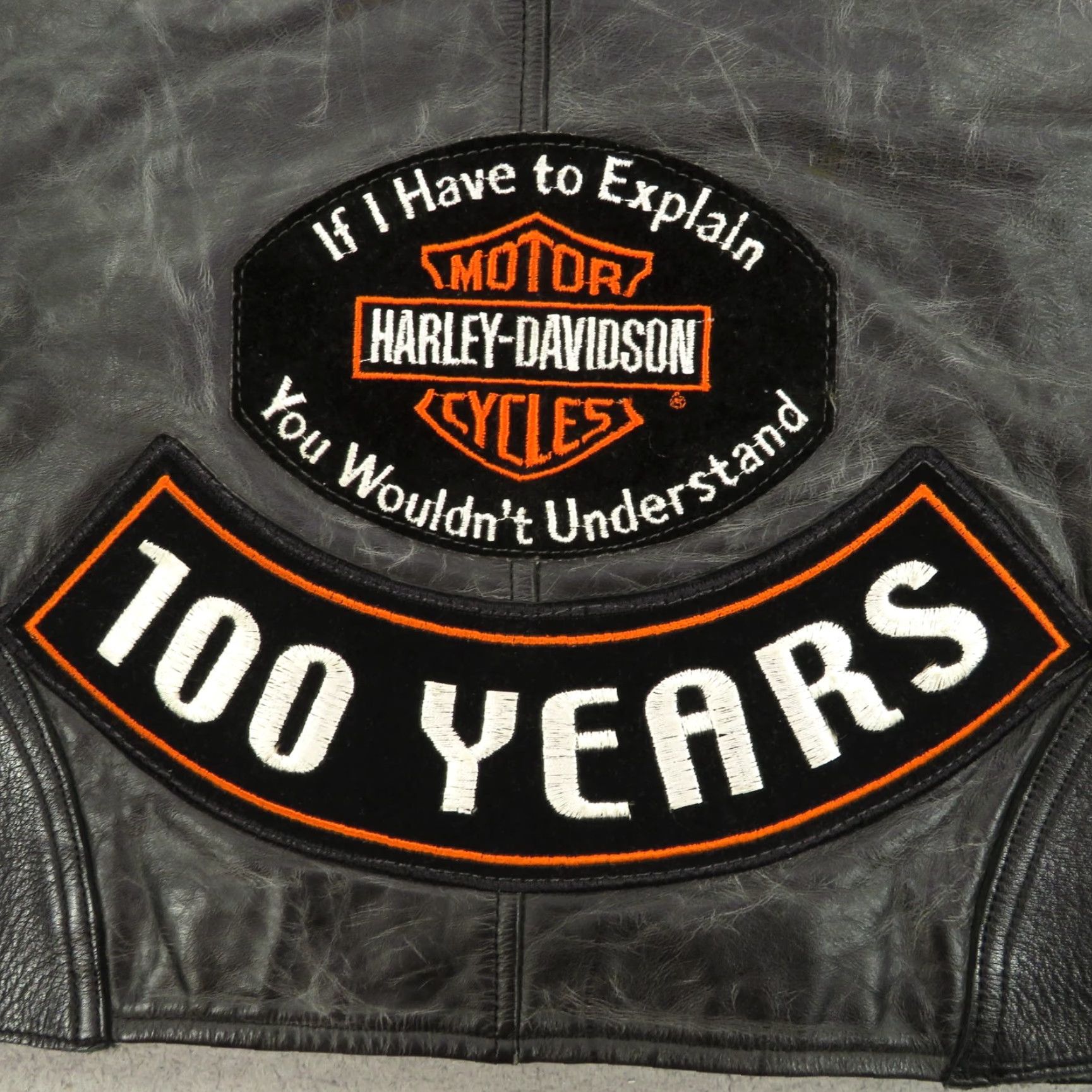 Harley Davidson Harley-Davidson Leather Vest XXL Mens Black Anniversary Patches Pins Side Laces Vintage Bike Vest Size US XXL / EU 58 / 5 - 5 Thumbnail