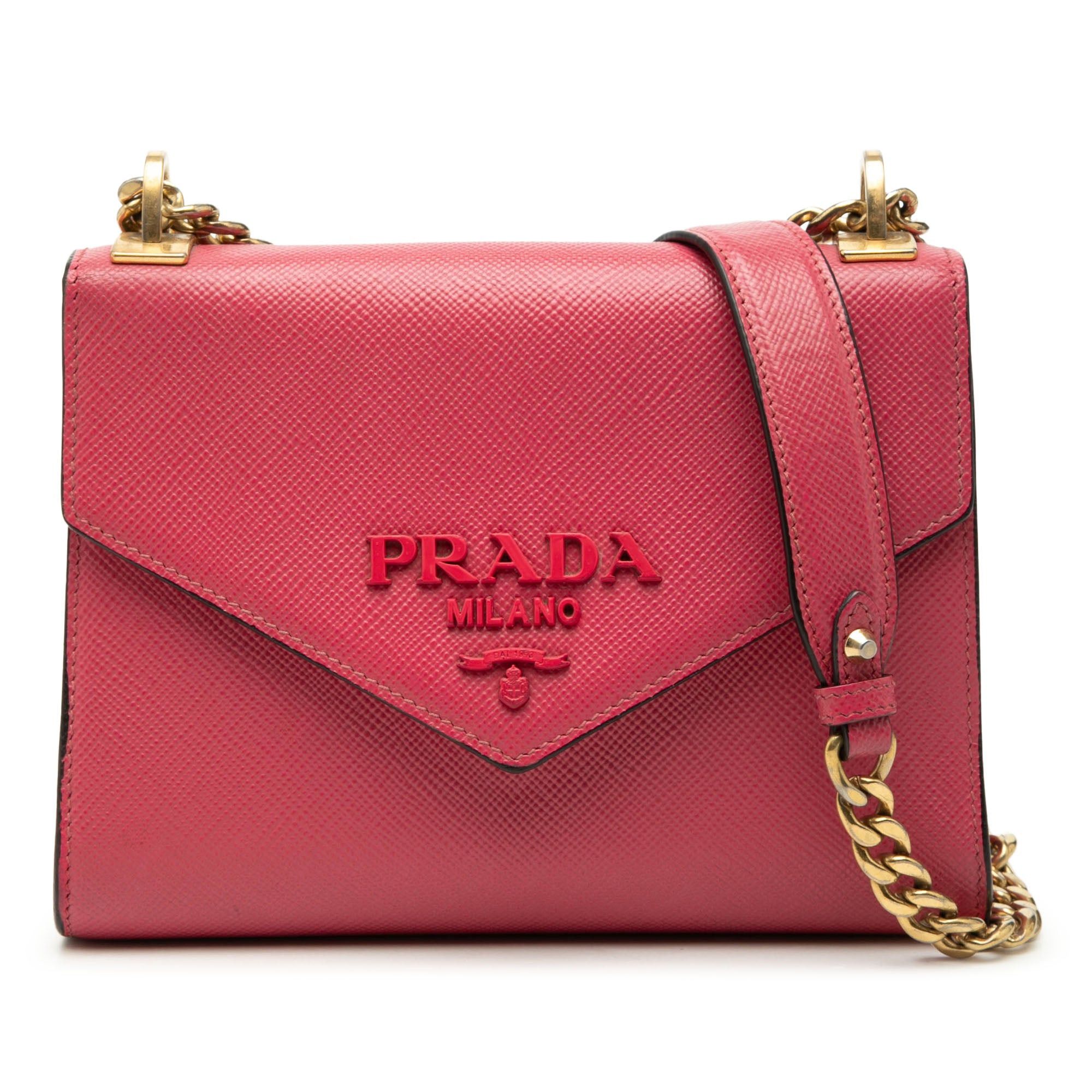 Prada Saffiano Cuir Monochrome Envelope Crossbody Size ONE SIZE - 1 Thumbnail