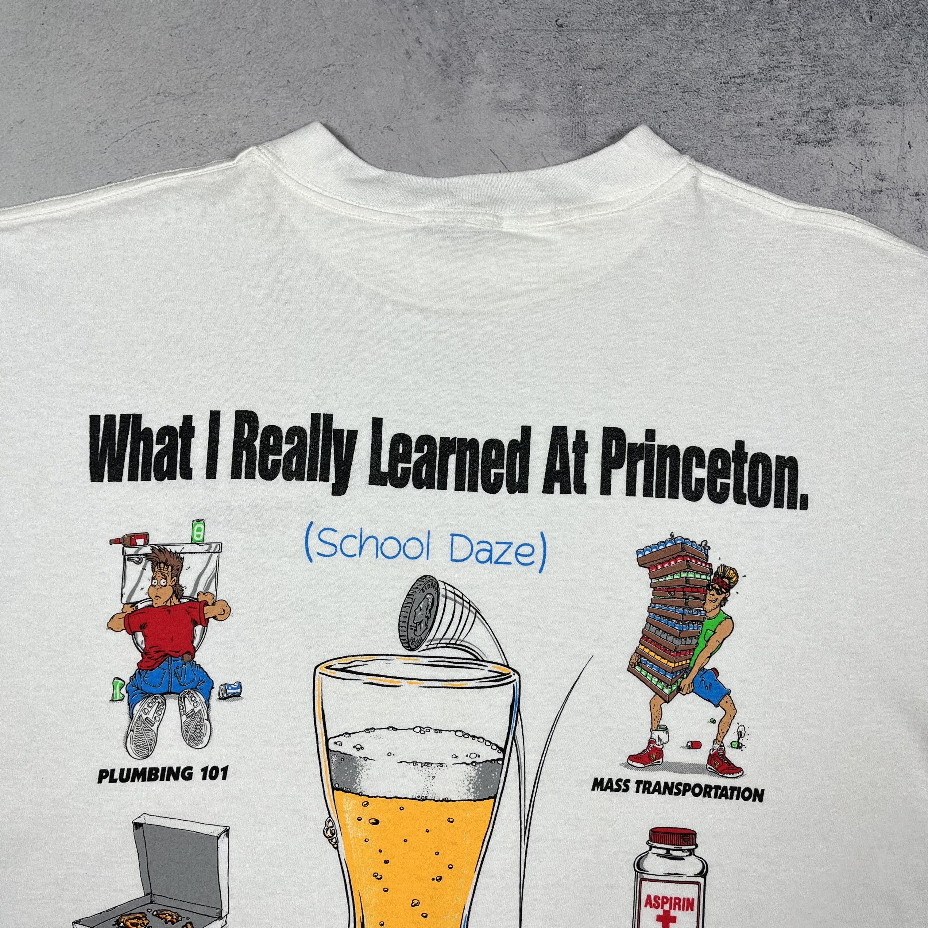 Vintage Vintage “What I really Learned At Princeton” T Shirt 1994 Size US XL / EU 56 / 4 - 11 Thumbnail