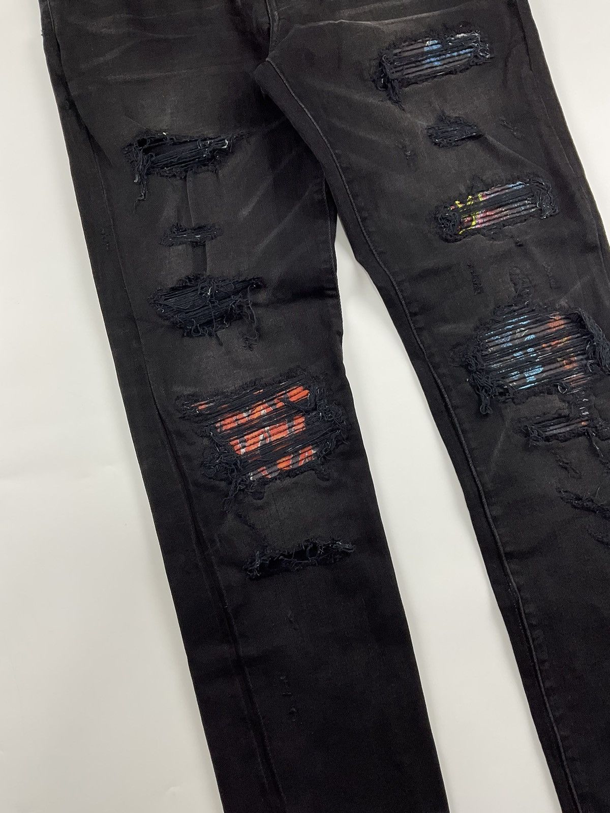 Amiri Amiri MX1 Vintage Tee Animation Patch Jeans Size US 33 - 5 Thumbnail