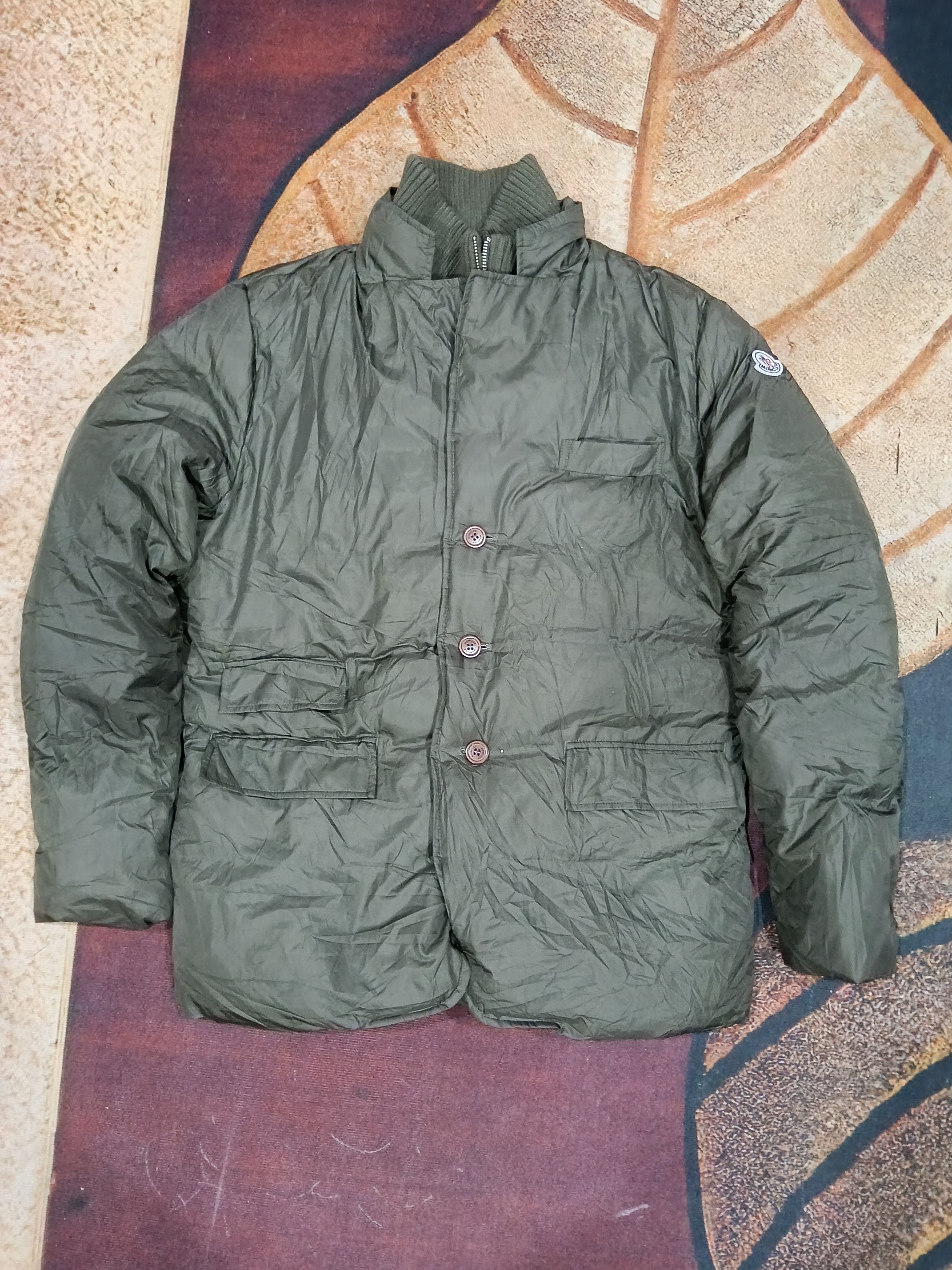 Moncler Moncler Puffer Jacket Dark Green Medium Size US XL / EU 56 / 4 - 1 Thumbnail