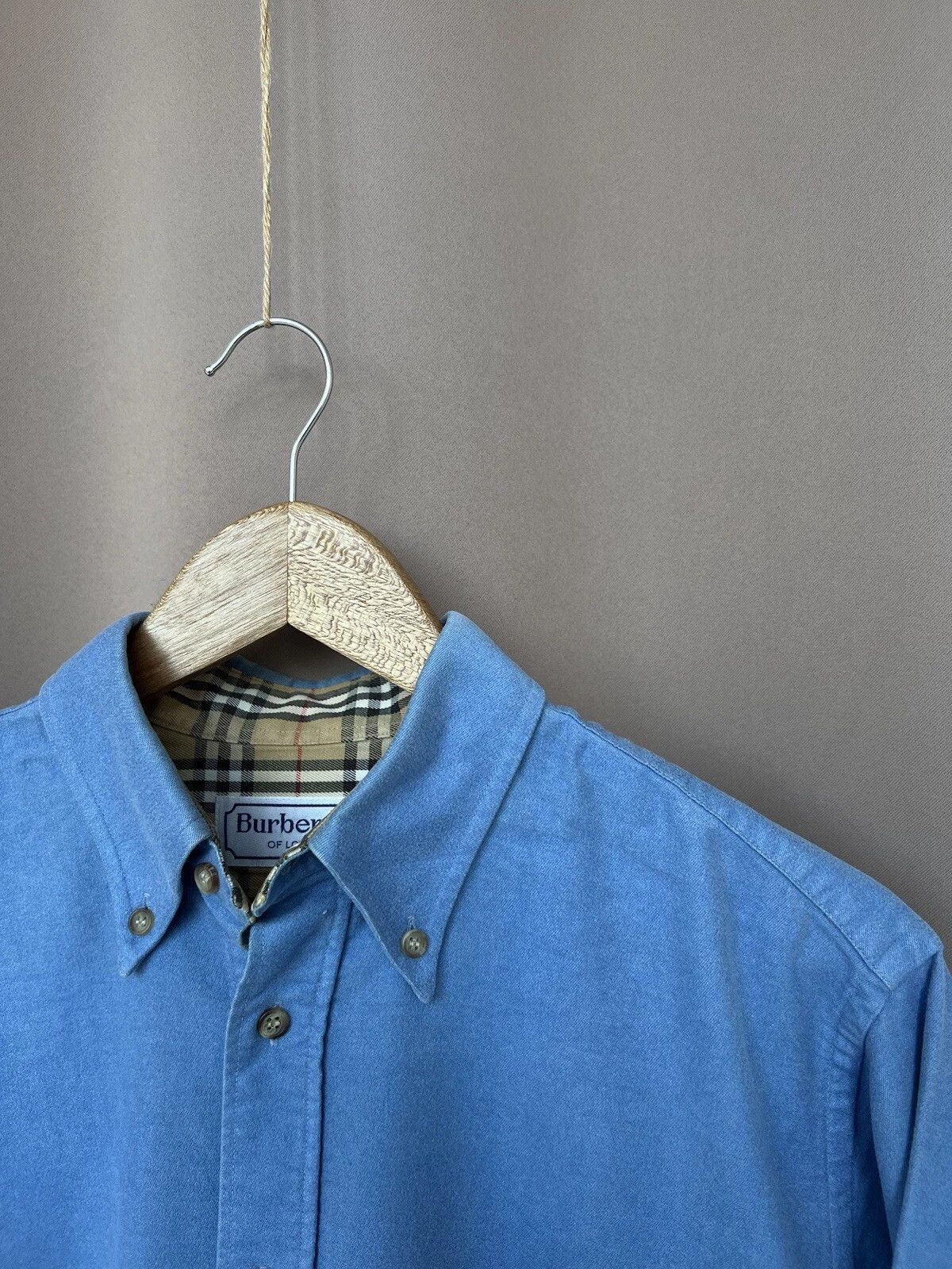 Burberry Burberry London Button Shirt Mens Size 40 or M Size US M / EU 48-50 / 2 - 6 Thumbnail