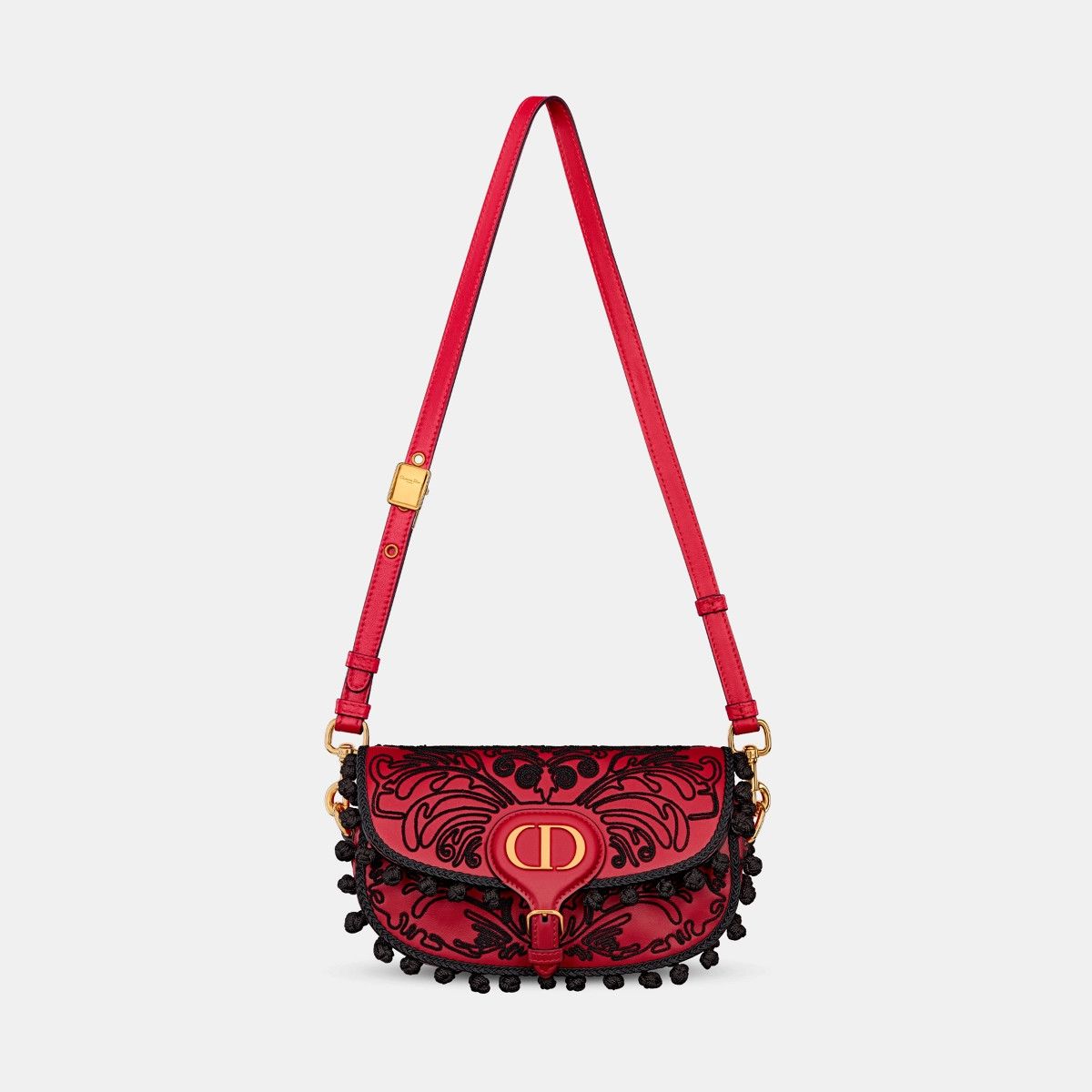 Dior o1bcso1str1124 Size: OS / East-West Bag in Red/Black Size ONE SIZE - 4 Thumbnail