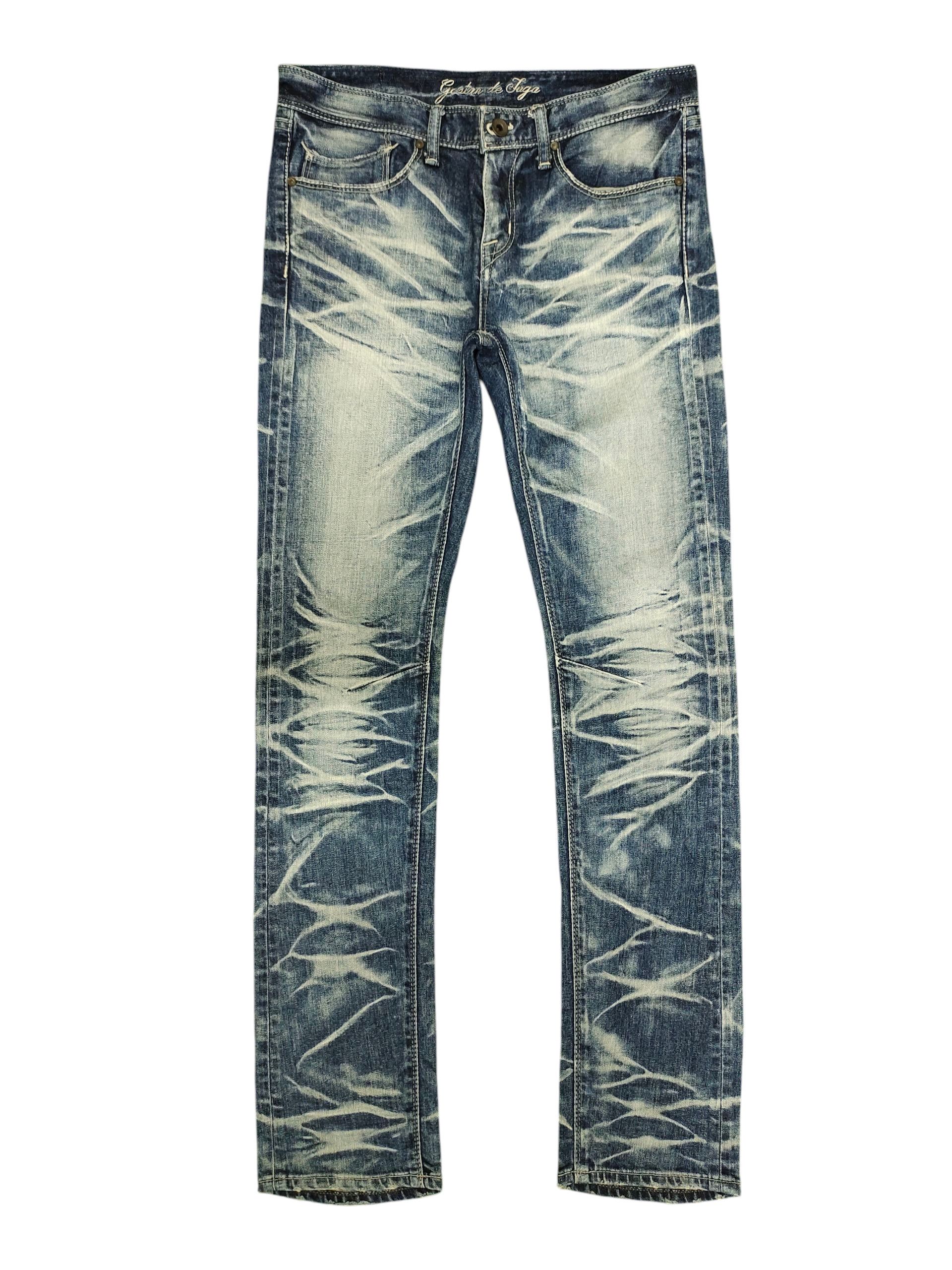 GOSTAR DE FUGA Gostar De Fuga Japan Jeans Clawmark Faded Denim Size US 31 - 1 Thumbnail