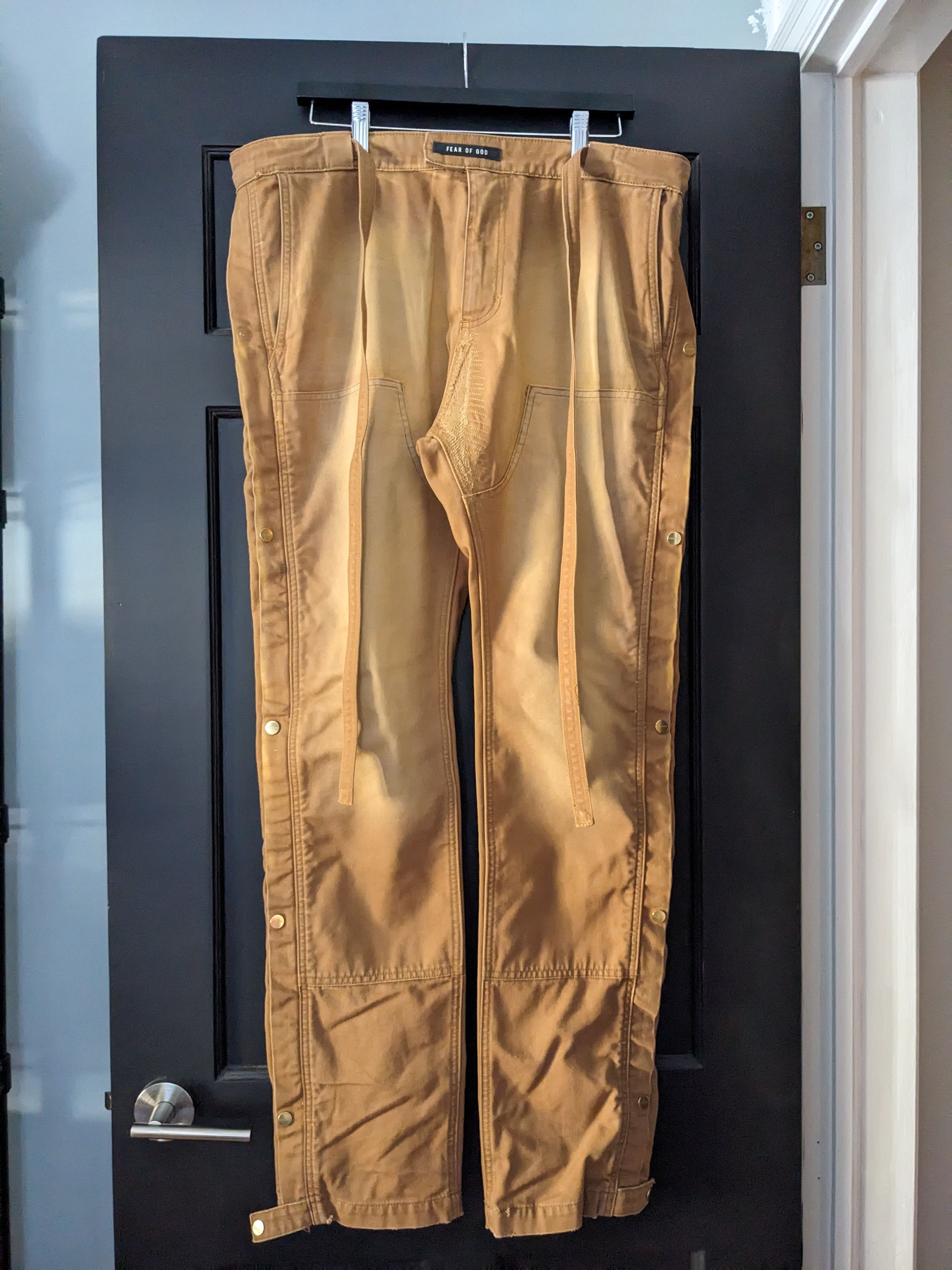 Fear of God 6th Collection Distressed Tear-Away Work Pants | Grailed