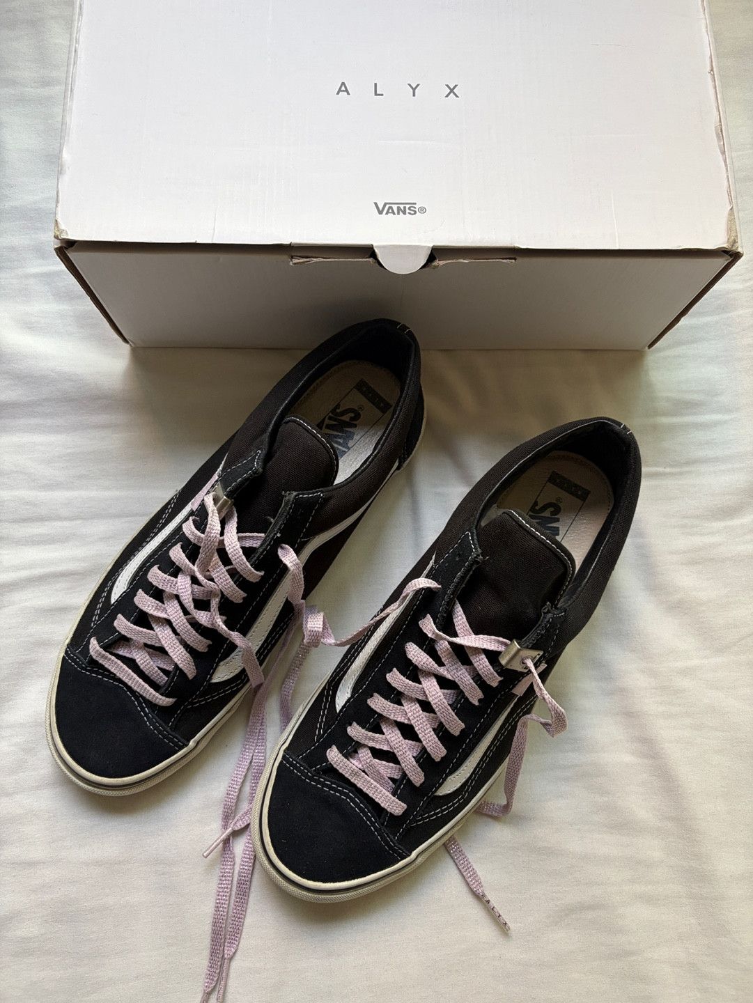 Alyx x Vans OG Style 36 LX black / pink old skool