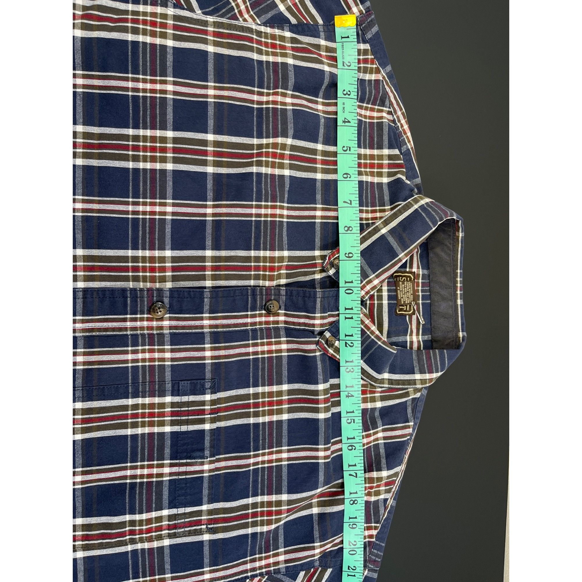 Other C.E. Schmidt Workwear Men's Blue Flannel Shirt/Button Up Sz Size US XL / EU 56 / 4 - 6 Thumbnail