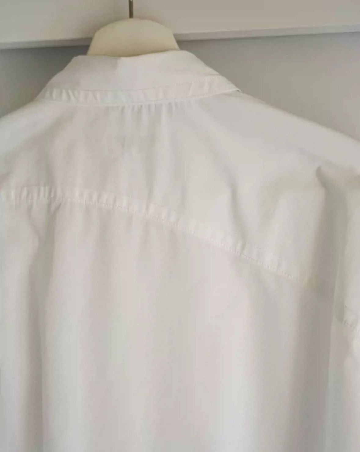 Yohji Yamamoto Yohji Yamamoto 15ss Bias Cut White Shirt 2412-Nextarrow Size US M / EU 48-50 / 2 - 4 Thumbnail