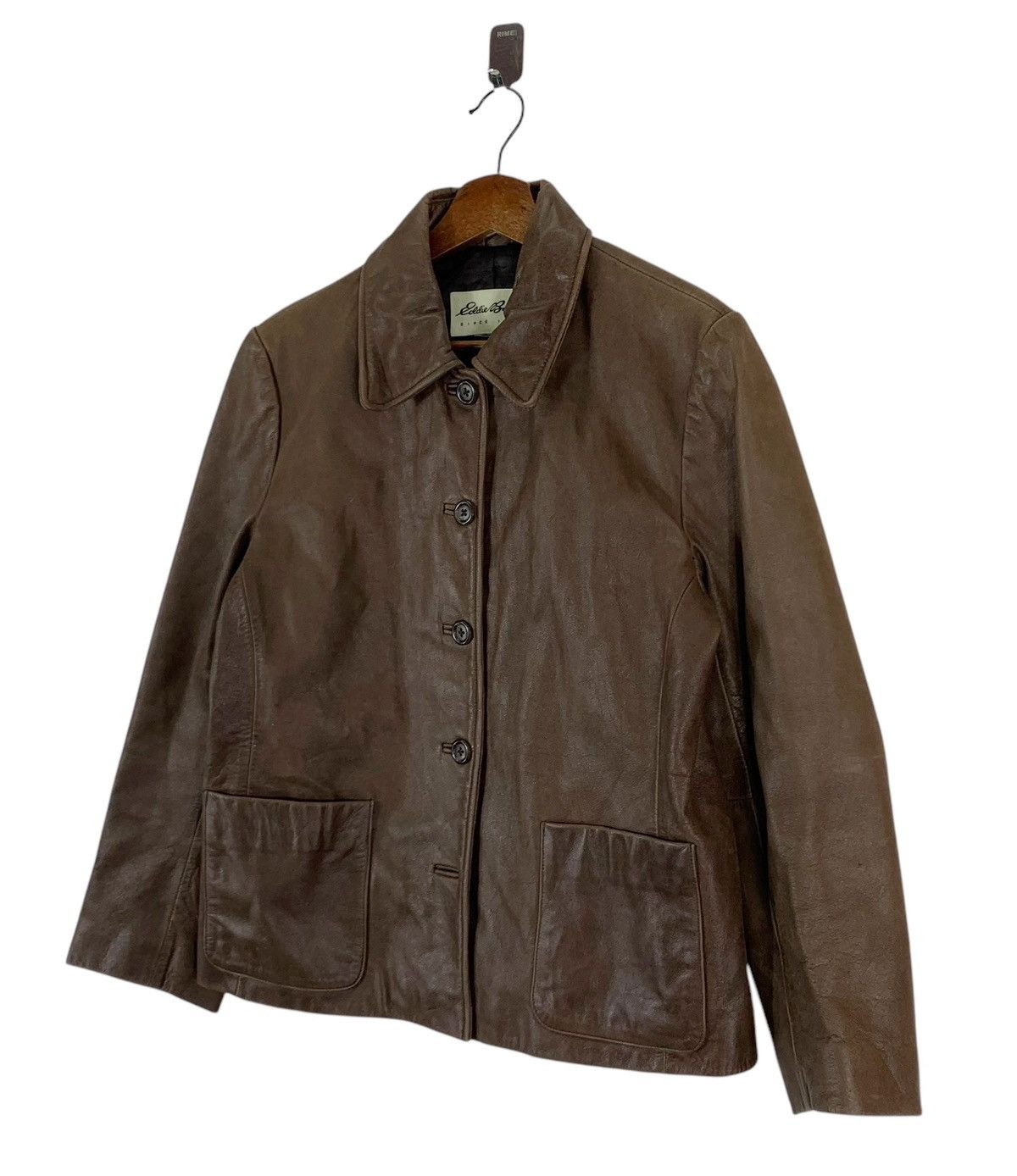 Eddie Bauer × Vintage VINTAGE EDDIE BAUER LEATHER JACKET Size S / US 4 / IT 40 - 2 Thumbnail