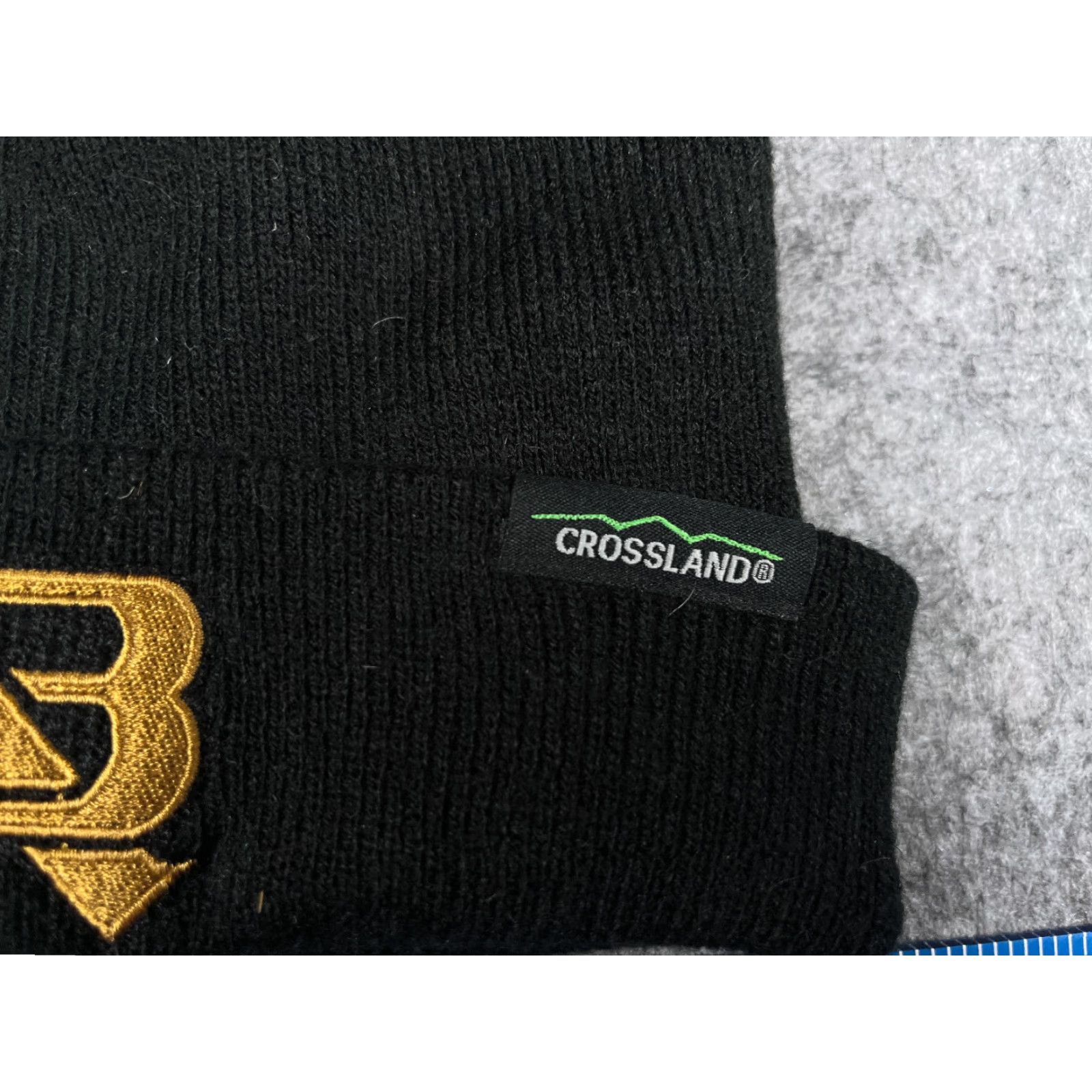 Logo 7 Crossland Beanie Hat Unisex One Size Blue Knit Outdoor Lightweight Size ONE SIZE - 3 Thumbnail