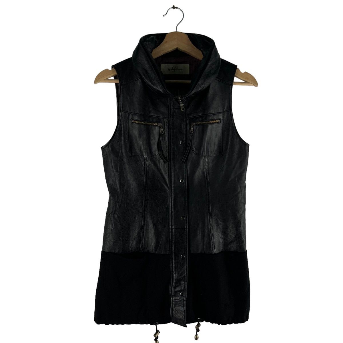 Japanese Brand 🔥Soft Leather Vest Tank Top Tactical Japan Sycomore Blance Size US S / EU 44-46 / 1 - 1 Thumbnail