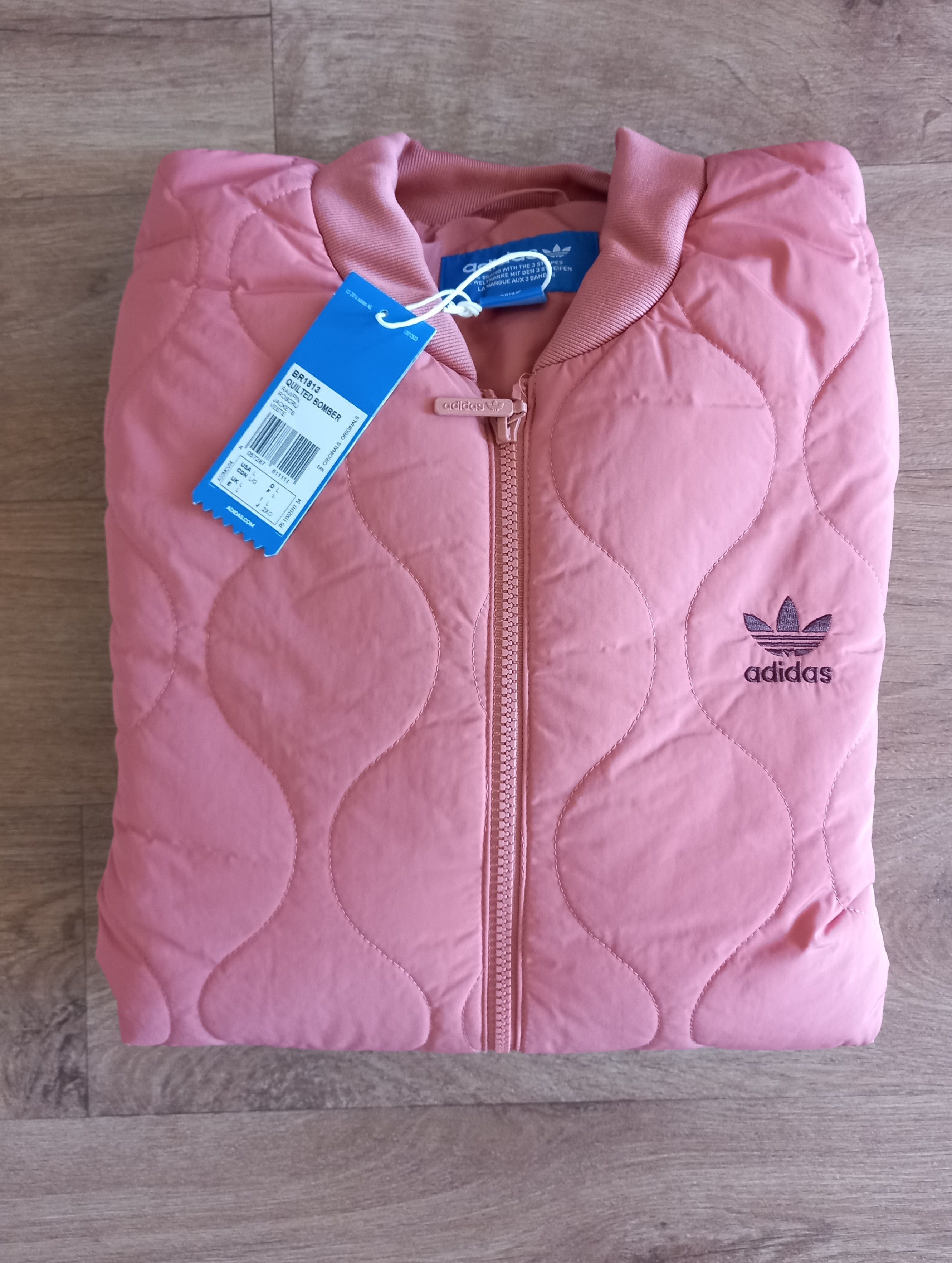 Adidas 2016 NWT Adidas Quilted Bomber Jacket BR1813 sz L Size US L / EU 52-54 / 3 - 1 Thumbnail