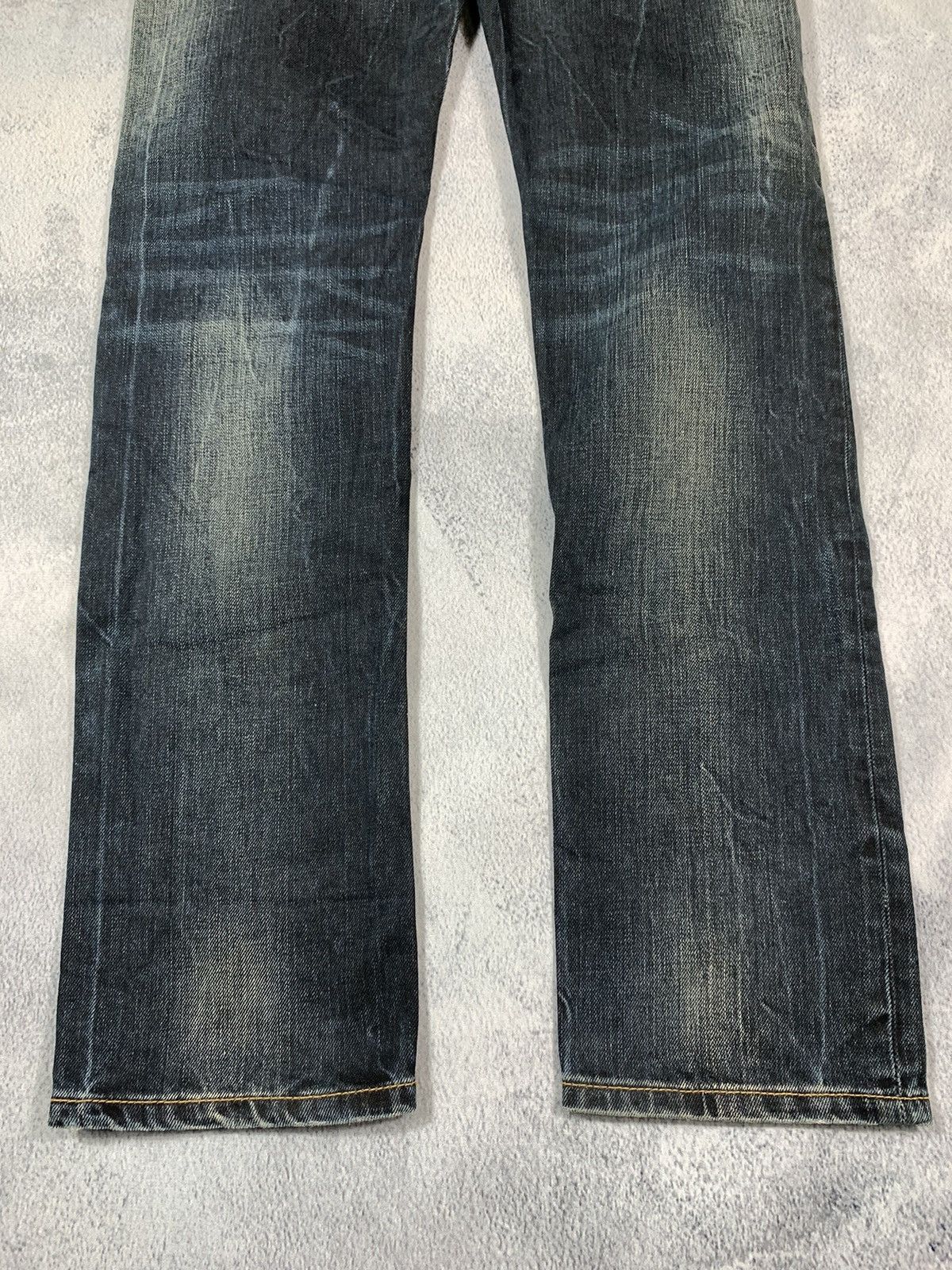 Japanese Brand × Vintage Vintage Y2K Japanese faded Bench denim jeans streetwear 30 Size US 30 / EU 46 - 3 Thumbnail