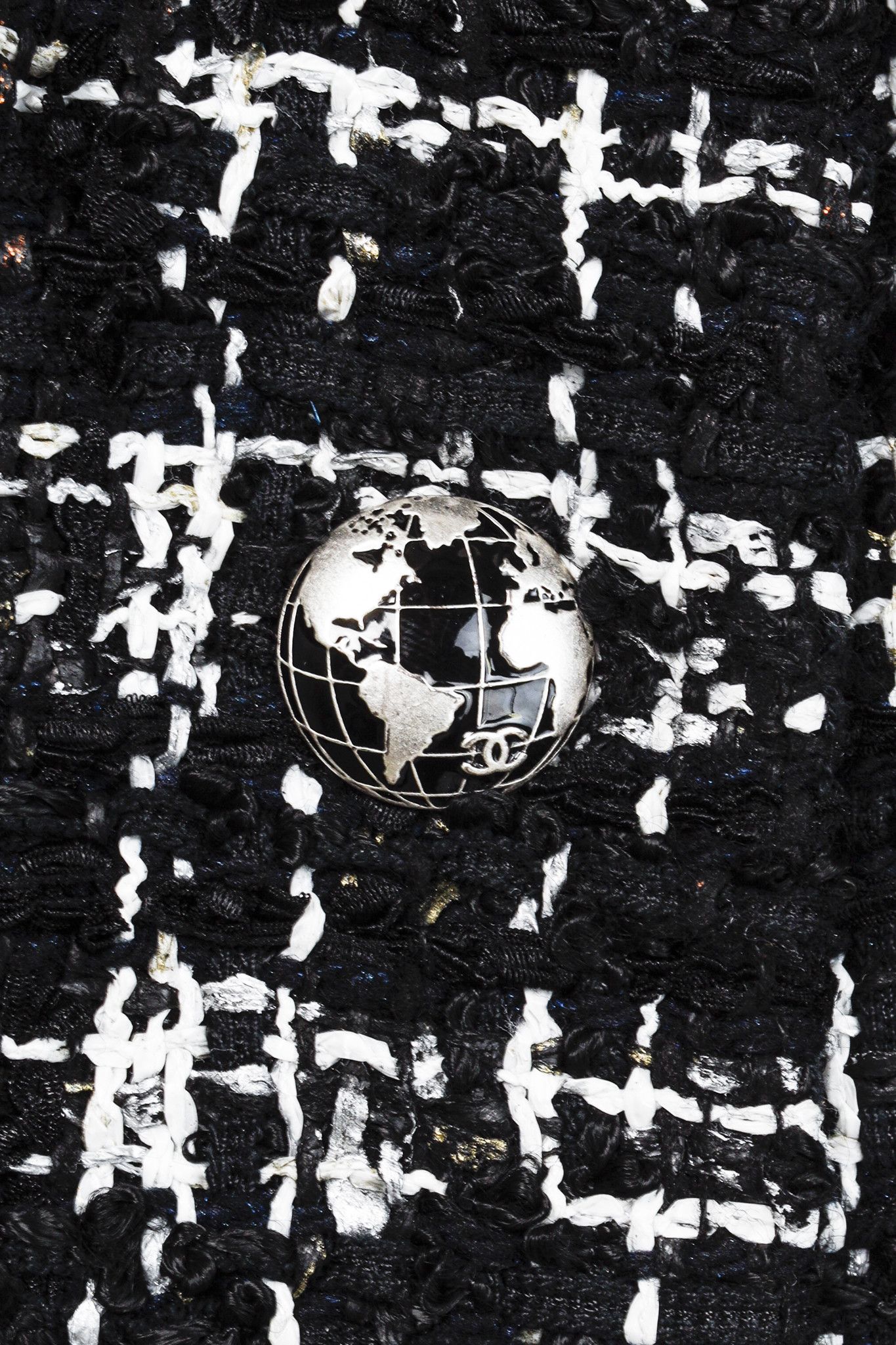 Chanel Chanel Bouclè Fantasy Tweed Planisphere Short Jacket Size M / US 6-8 / IT 42-44 - 11 Thumbnail