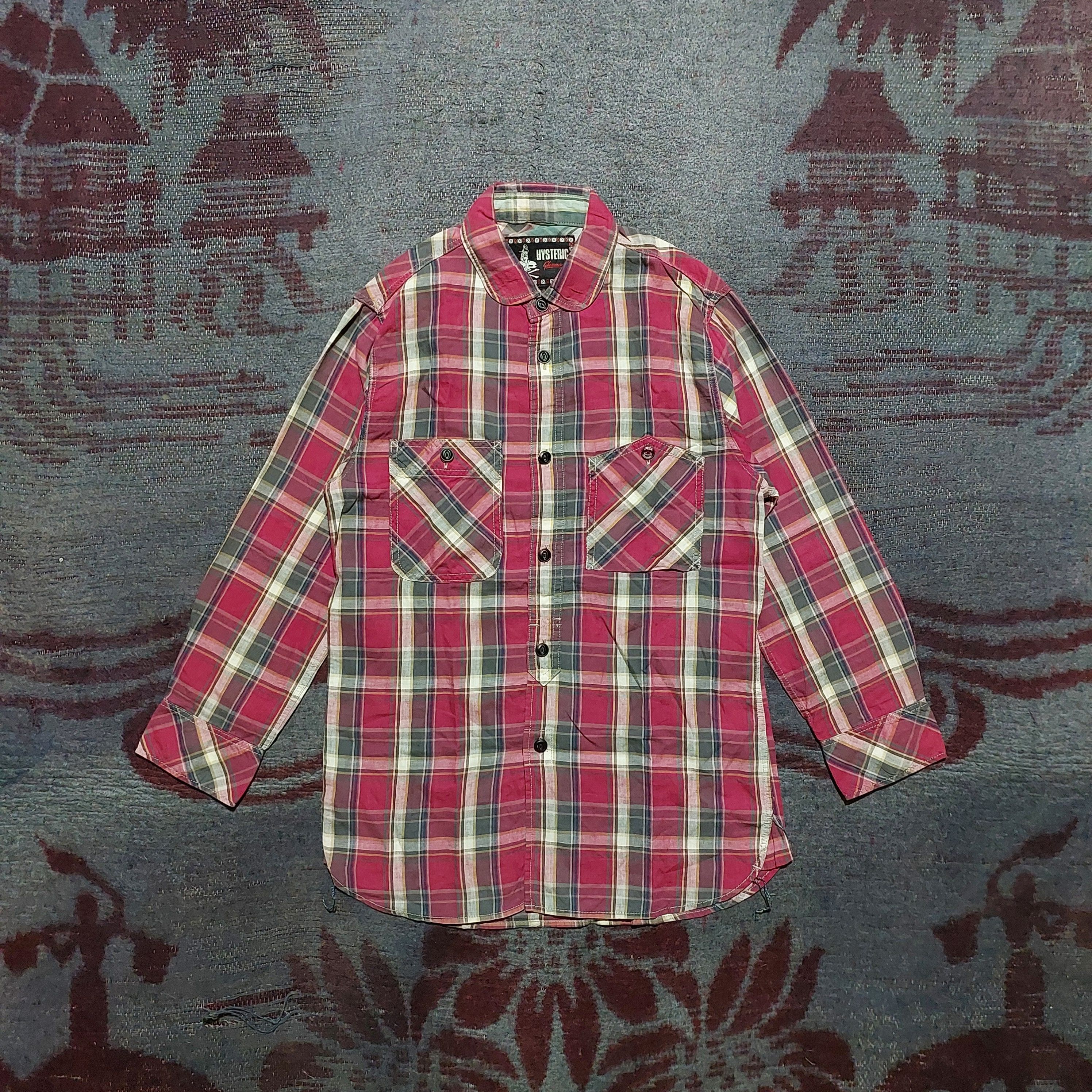 Hysteric Glamour Hysteric glamour checkered two pocket shirt Size US S / EU 44-46 / 1 - 1 Thumbnail