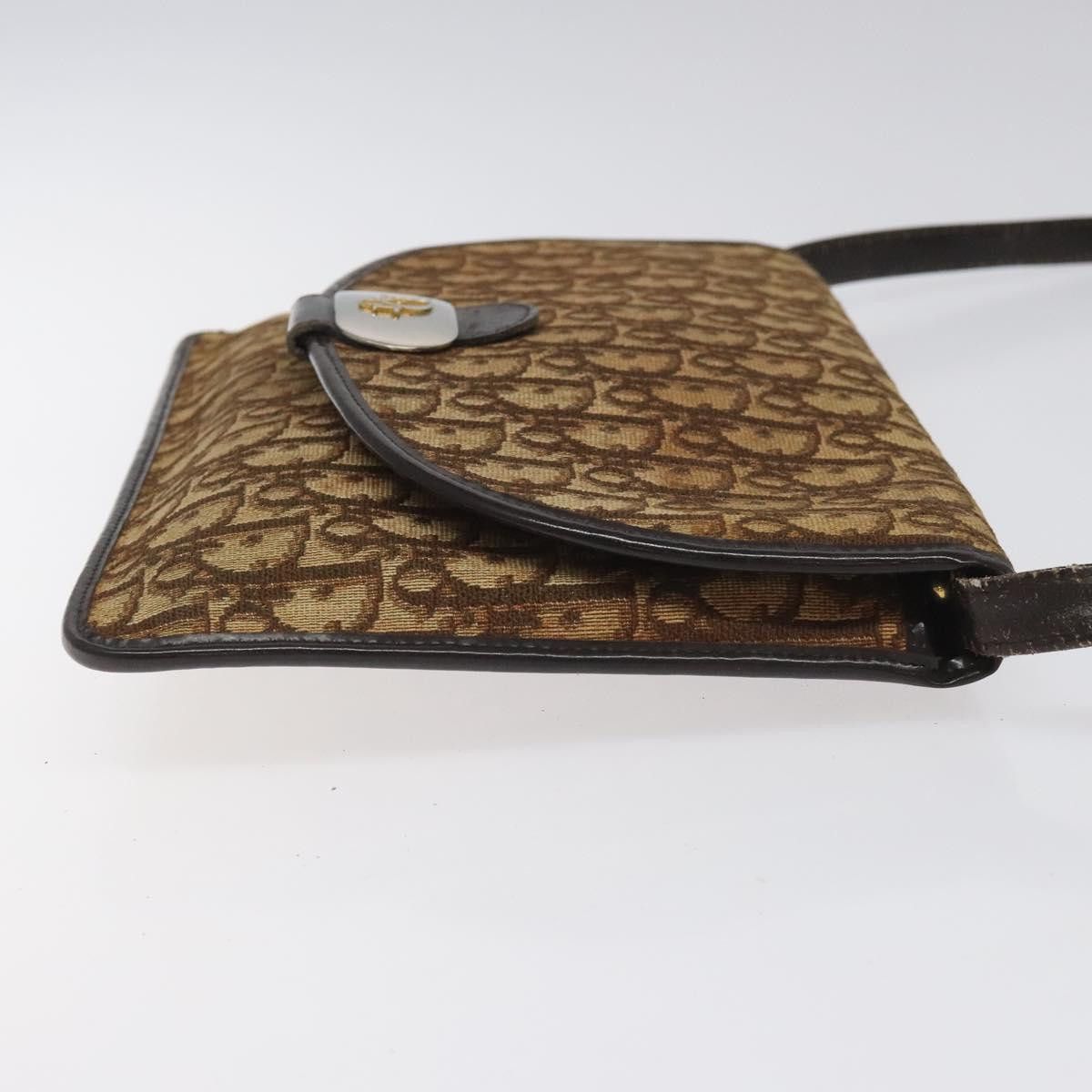 Dior DIOR Trotter Canvas Shoulder Bag Brown Size ONE SIZE - 4 Thumbnail