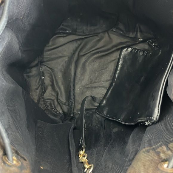 Vintage Sepcouer Leather Masked VTG Drawstring Bag Purse Size ONE SIZE - 9 Thumbnail