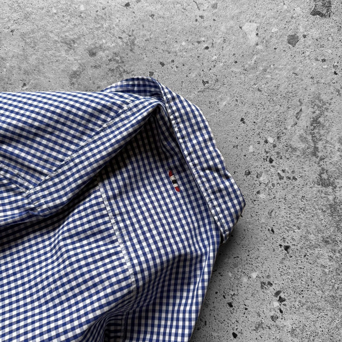 Napapijri Napapijri Mens Gingham Check Slim Fit Long Sleeve Shirt Size US S / EU 44-46 / 1 - 4 Thumbnail