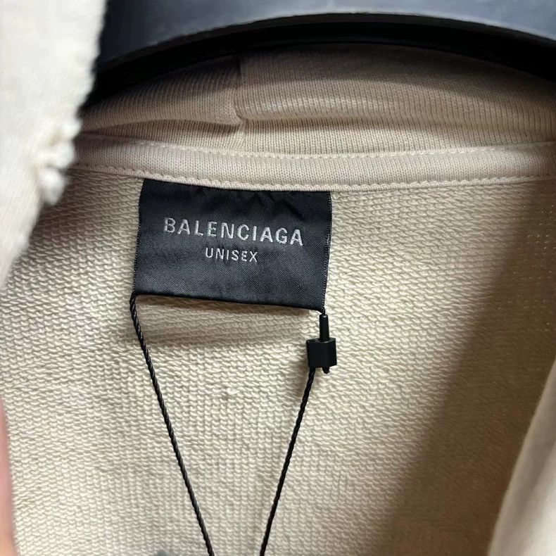 Balenciaga Balenciaga 23 latest beige printed logo hoodie-2506 Size US M / EU 48-50 / 2 - 3 Thumbnail