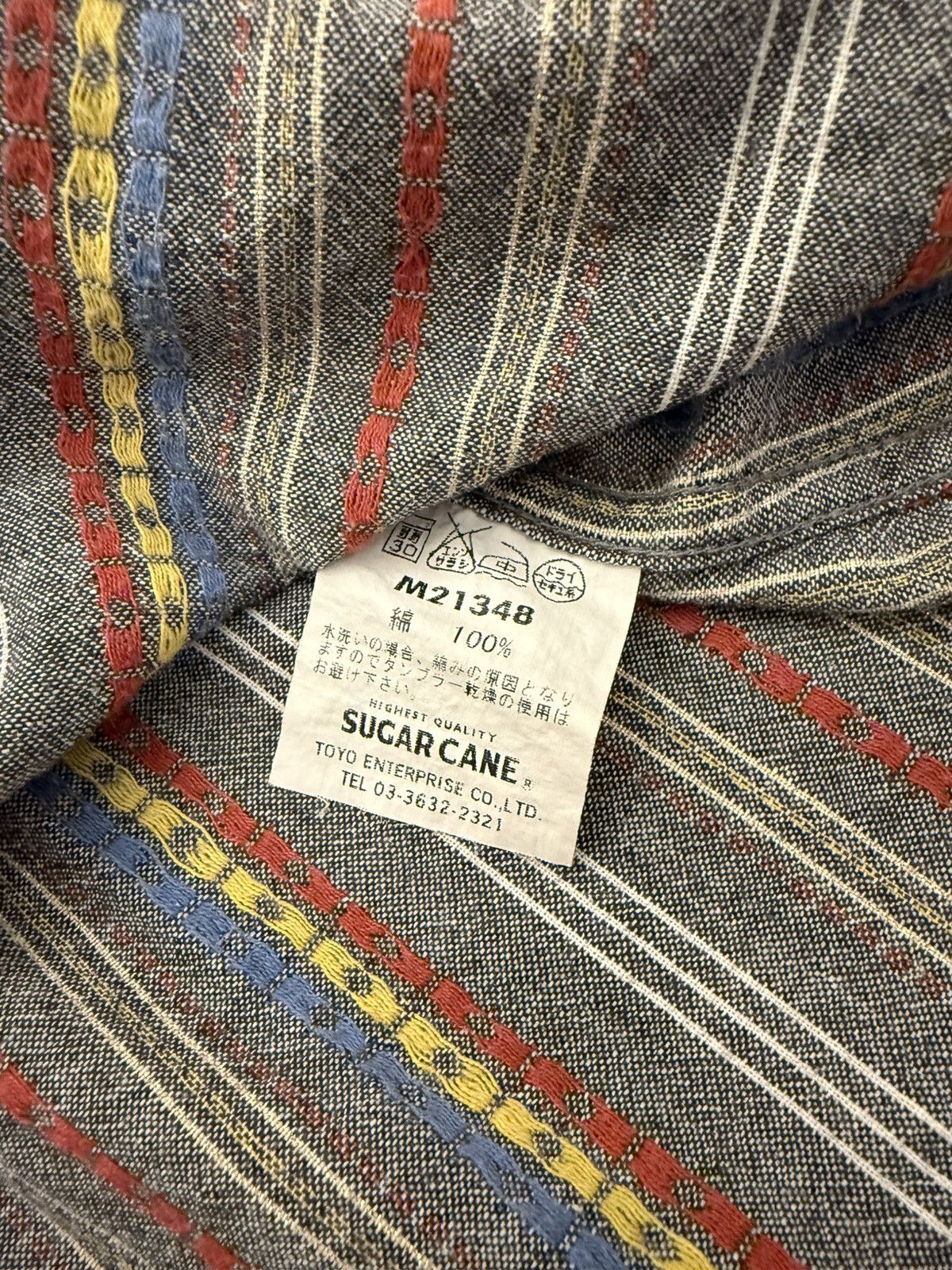 Sugar Cane Western Shirt, Super Rare Size US L / EU 52-54 / 3 - 3 Thumbnail