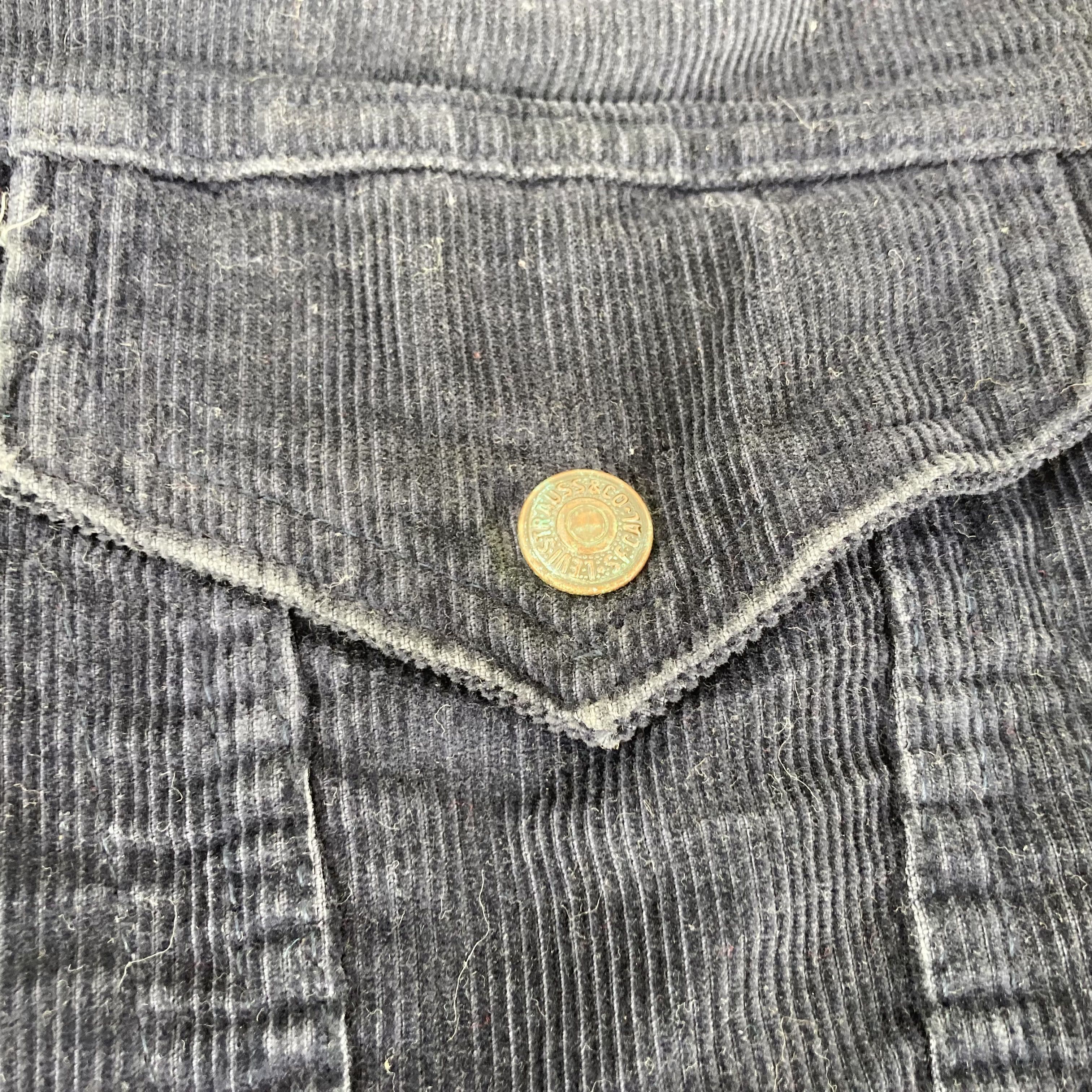 Levi's × Vintage Vtg Levis Sherpa Lined Denim Sz 36 Jacket Size US S / EU 44-46 / 1 - 6 Thumbnail