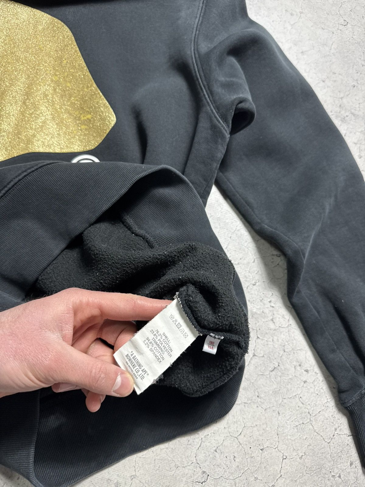 Aape Aape A Bathing Ape Bape Monkey Sweatshirt Black Big Logo Size US L / EU 52-54 / 3 - 10 Thumbnail