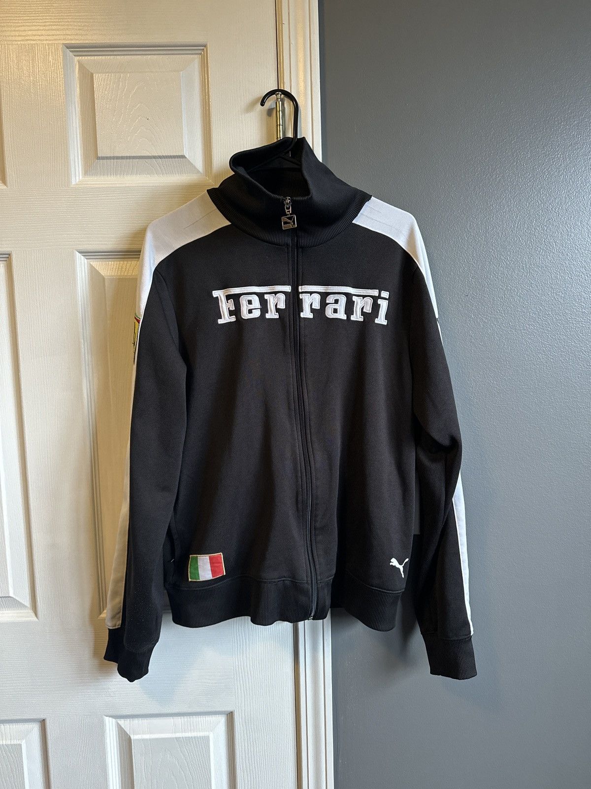 Puma Ferrari Embroidered Track Jacket – Puma Zip-Up Jacket Size US L / EU 52-54 / 3 - 1 Thumbnail