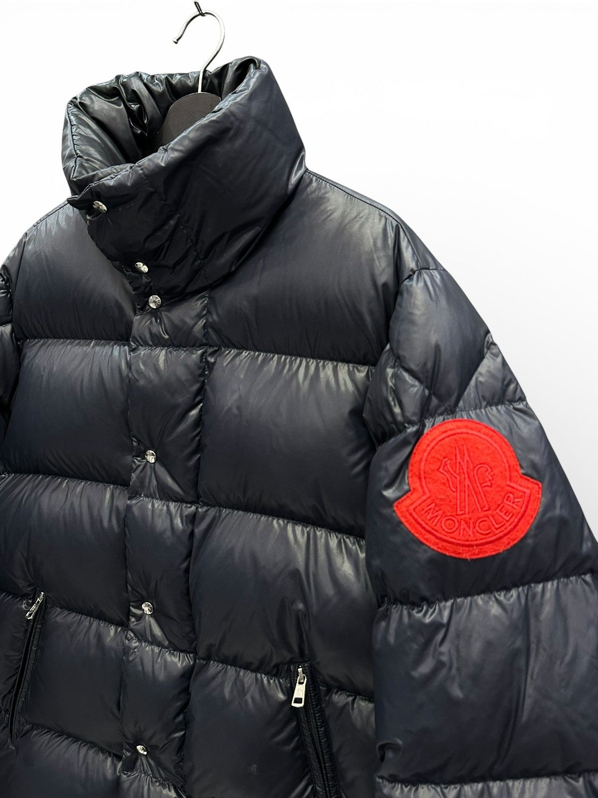 Moncler Moncler Navy Down Dervaux Jacket Size US L / EU 52-54 / 3 - 2 Thumbnail