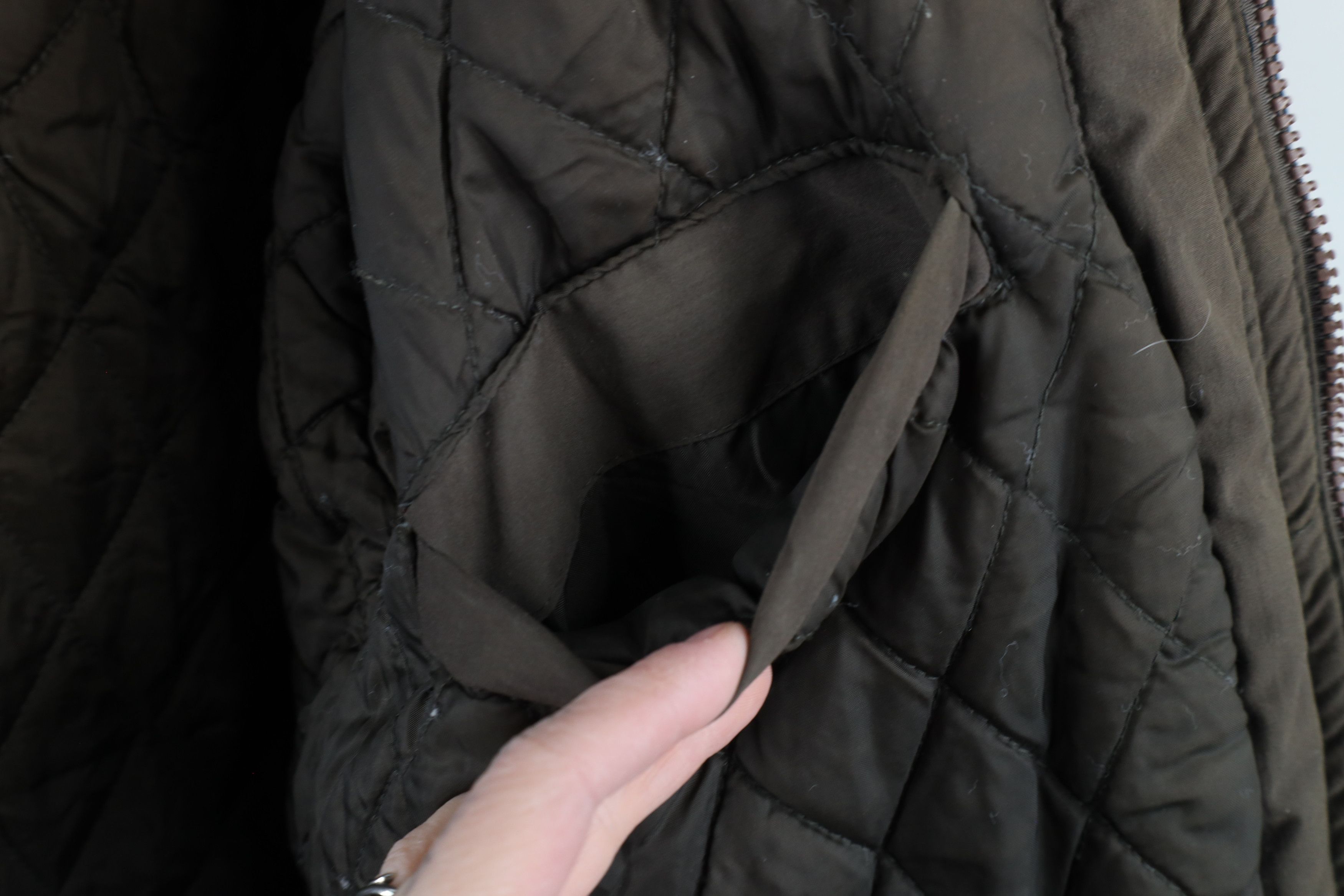 Vintage Vintage 90s Streetwear Quilted Full Zip Bomber Jacket Brown Size US M / EU 48-50 / 2 - 11 Thumbnail