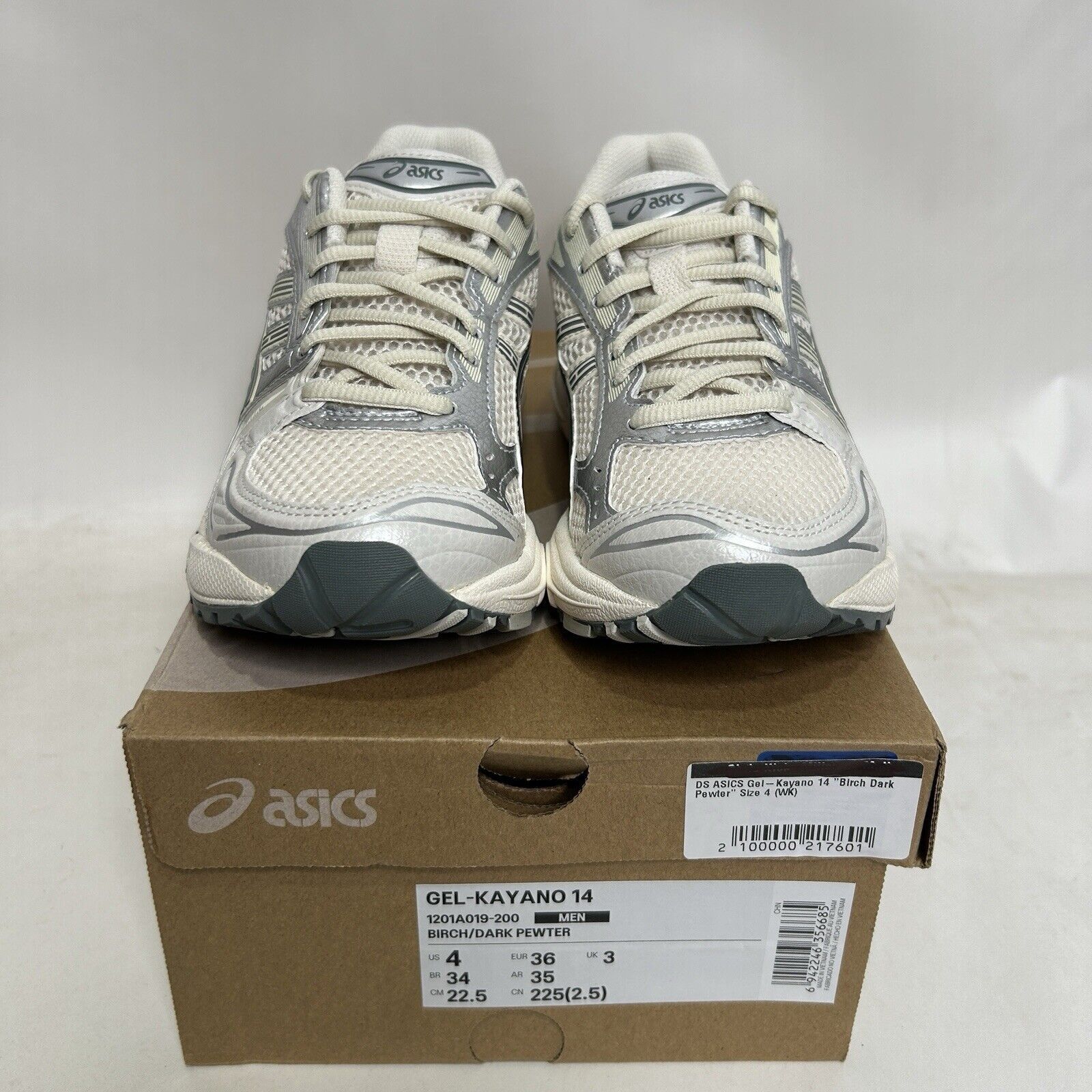 Asics ASICS Gel Kayano 14 “Birch Dark Pewter” 2024 Size US 5.5 / IT 35.5 - 2 Thumbnail