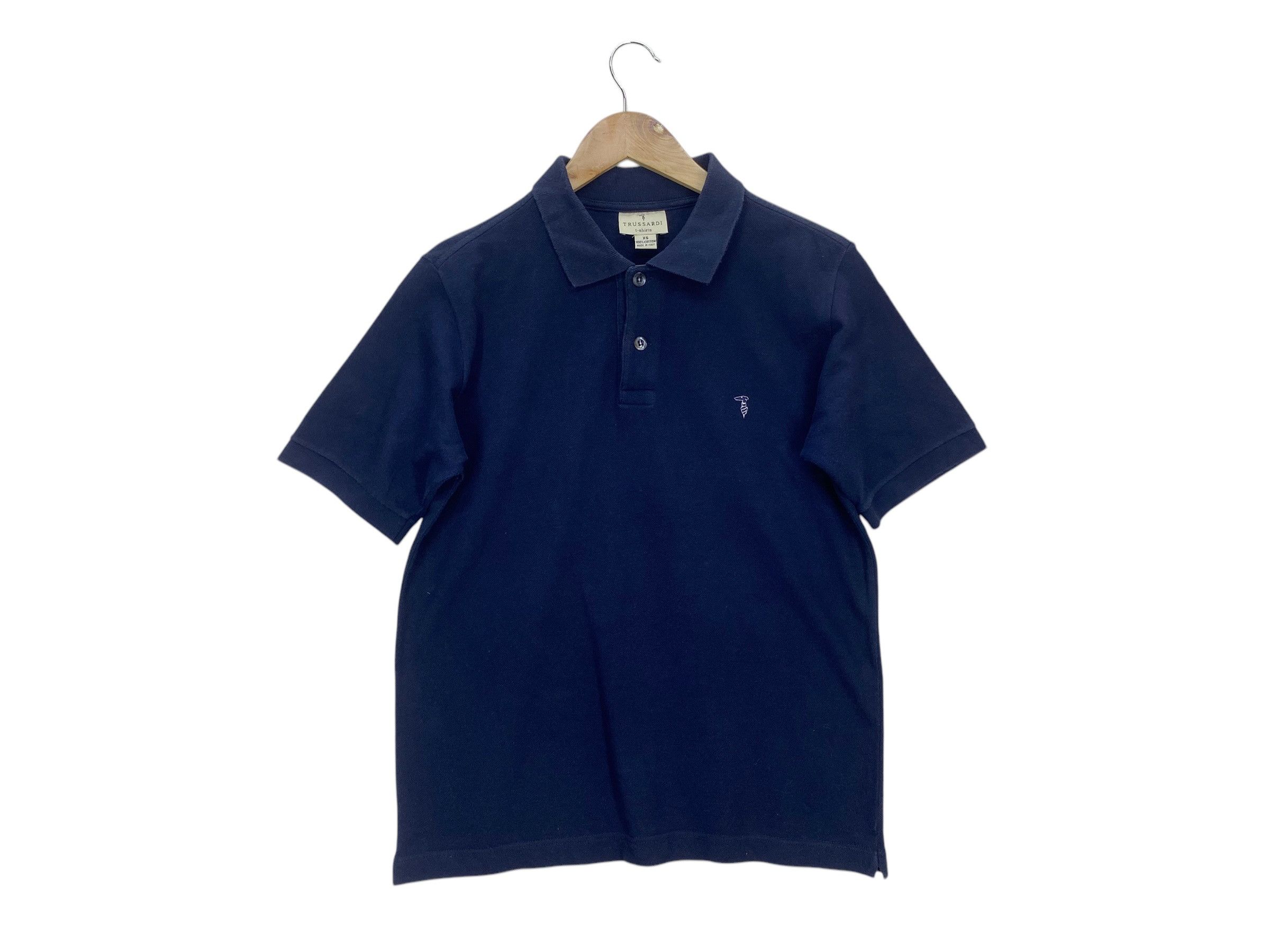 Trussardi × Vintage Trussardi Polos Shirt Made in Italy Size US XXS / EU 40 - 1 Thumbnail